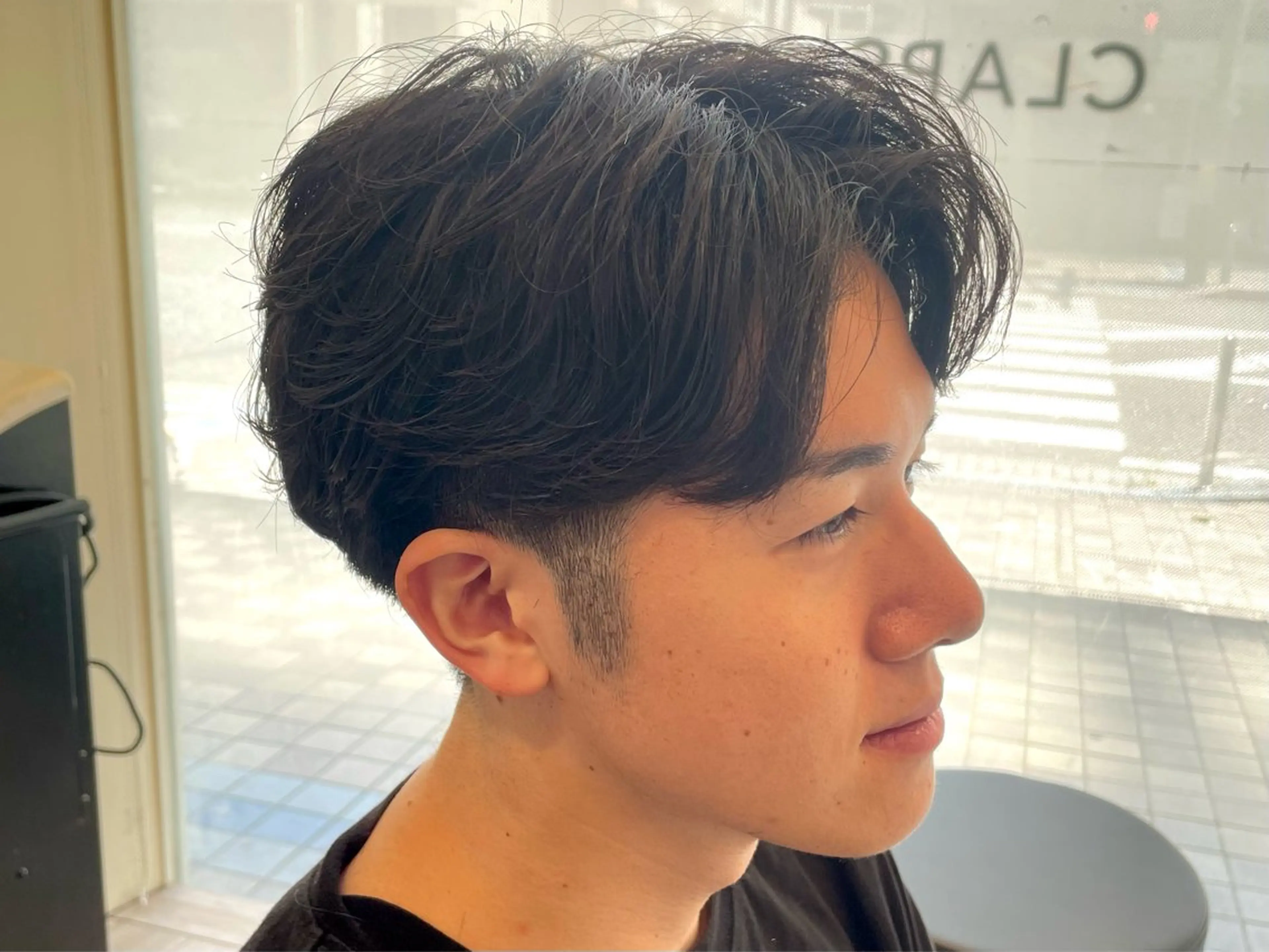 ショート パーマ メンズ フェザーパーマ メンズパーマ カット パーマ パーマ/フェード🔥 佐々木波人のヘアスタイル