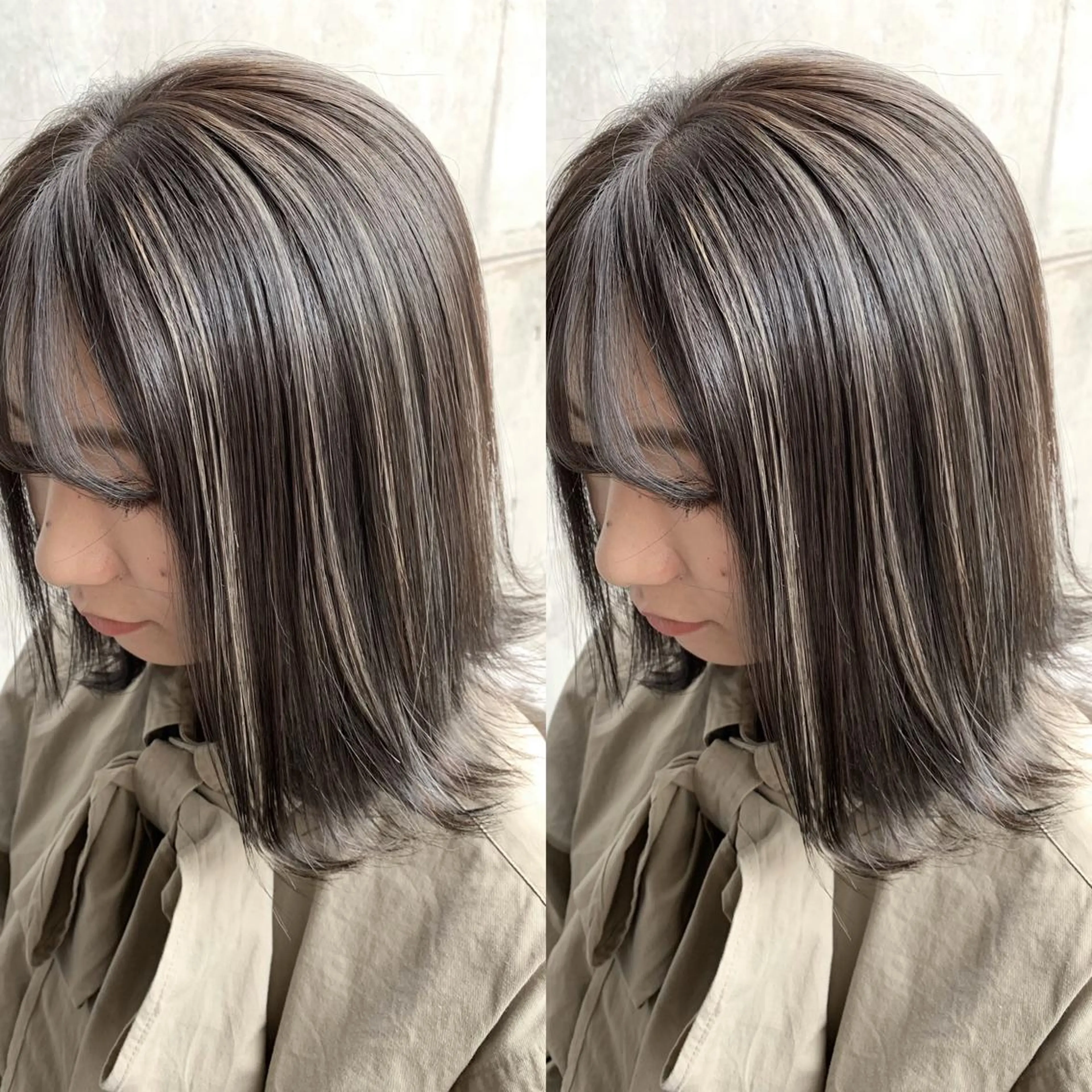 ミディアム カラー ヘアアレンジ 髪質改善/縮毛/新宿 🫧SUZUKA🫧のヘアスタイル