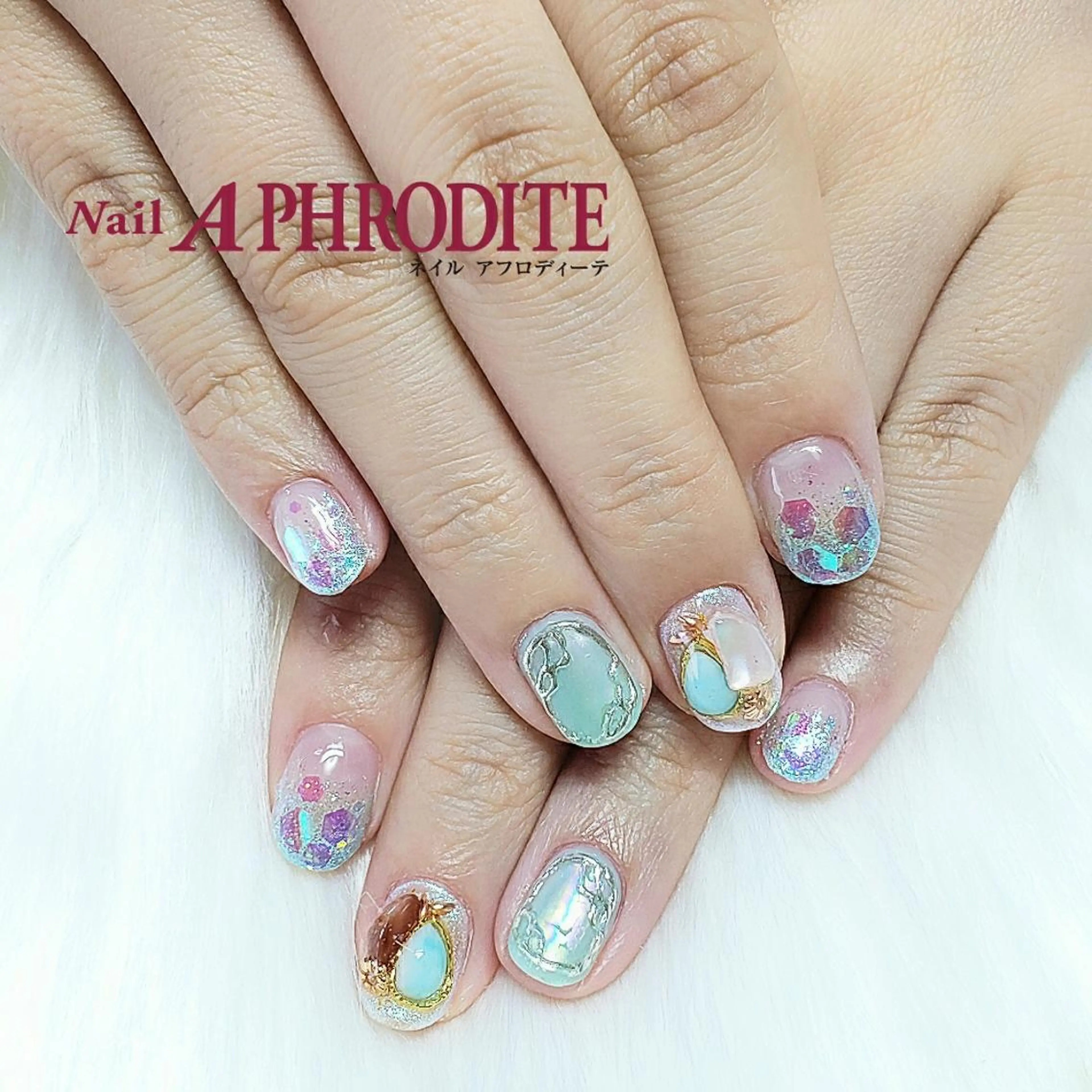 ネイル 持ち込み ハンドネイル Nail  Aphroditeのネイルデザイン