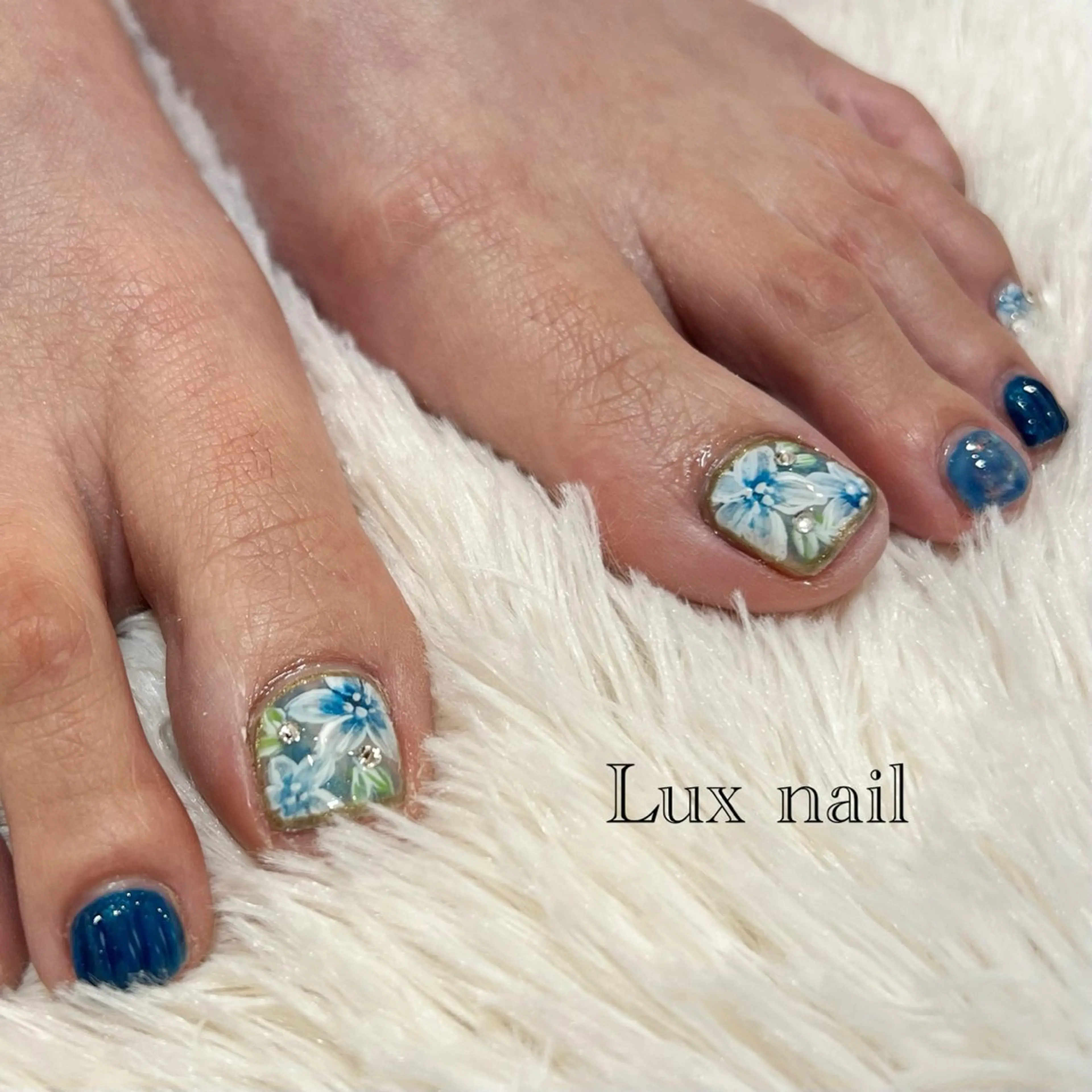 【🔰ジュニアクーポン】フットジェルやり放題🩵オフ・パーツ込みの写真