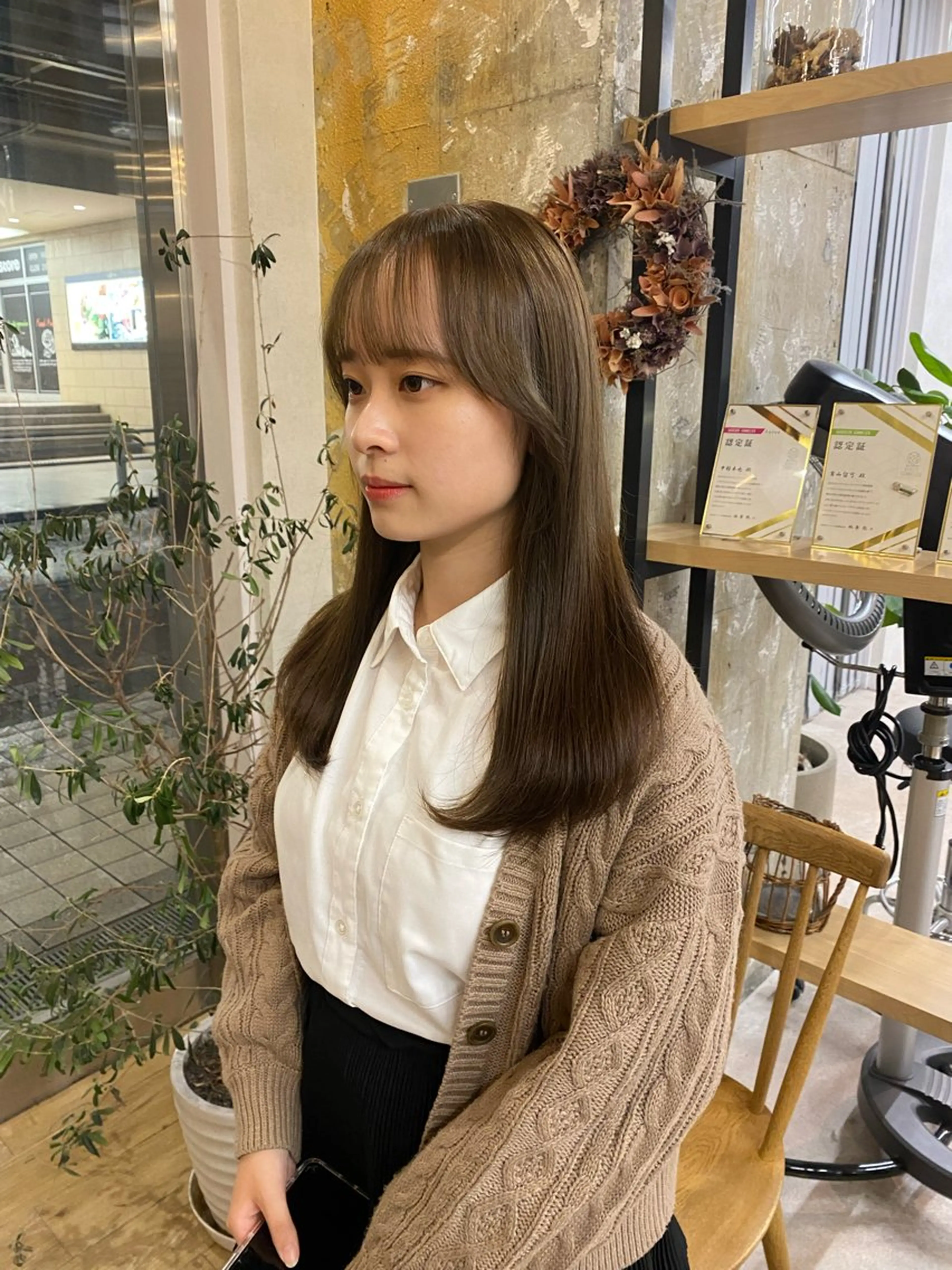 カラー Misaki ║ツヤカラーのヘアスタイル