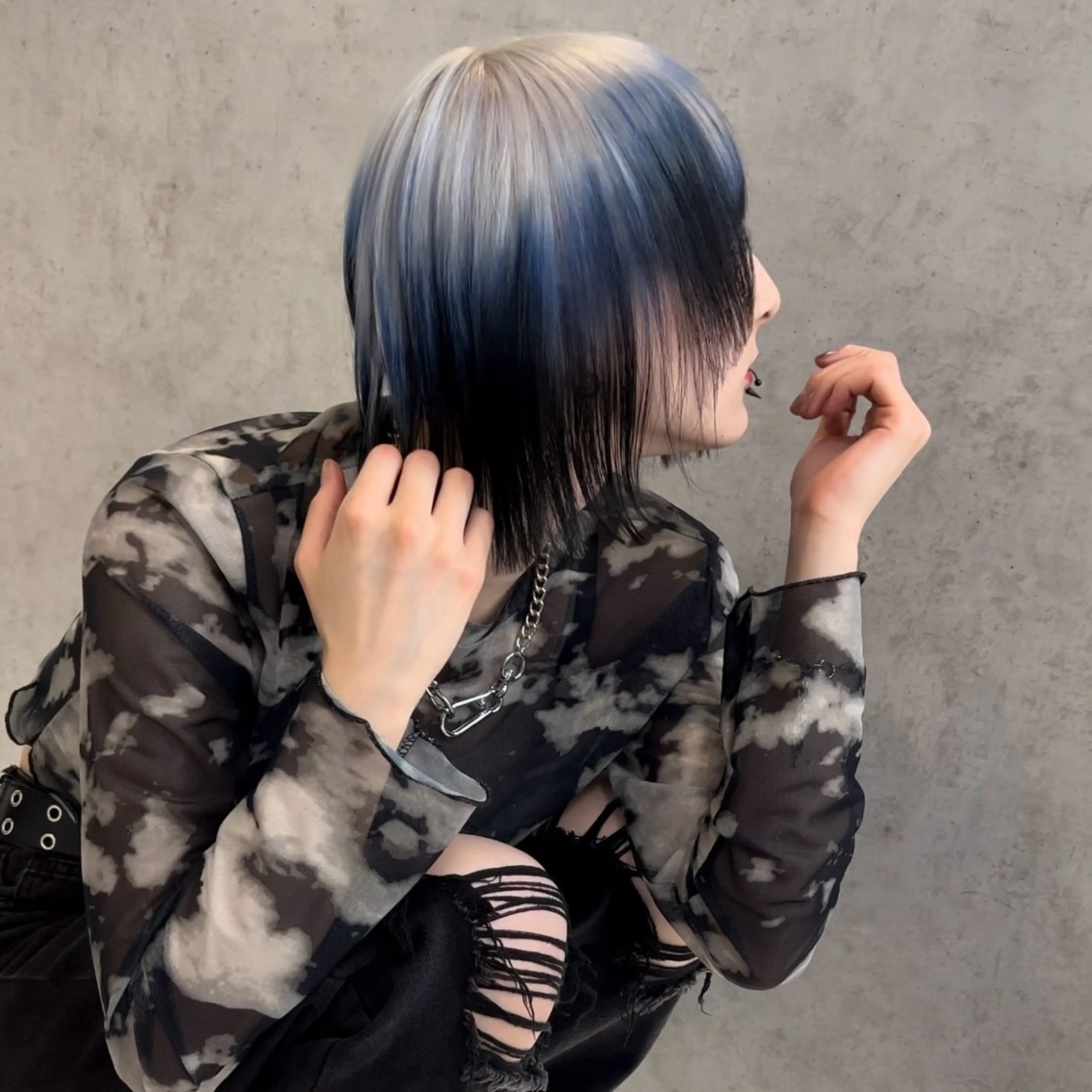 ミディアム カラー ヘアカラー Ren. 🦋デザインカラーのヘアスタイル
