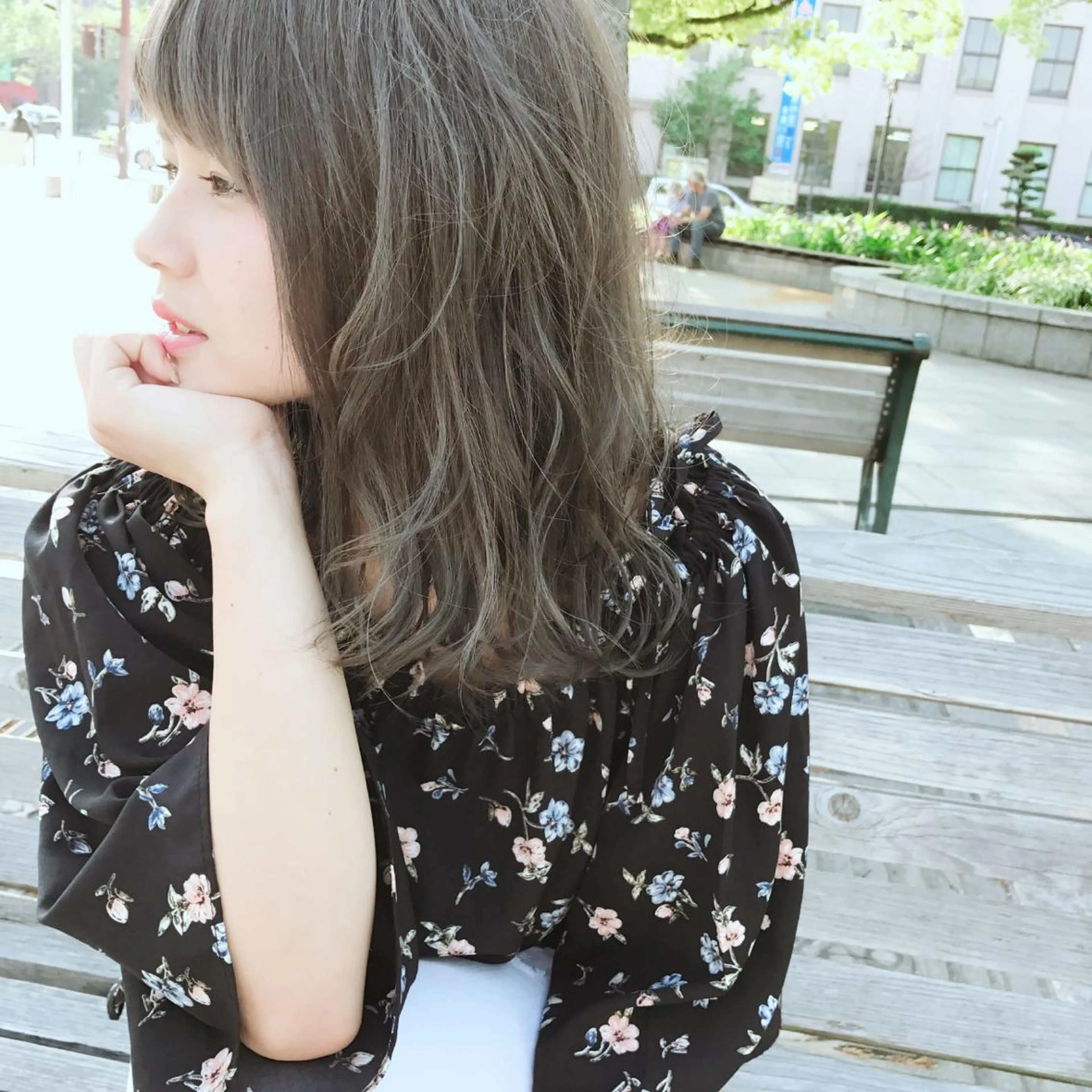 ミディアム カラー chic.🍋 Kirariのヘアスタイル