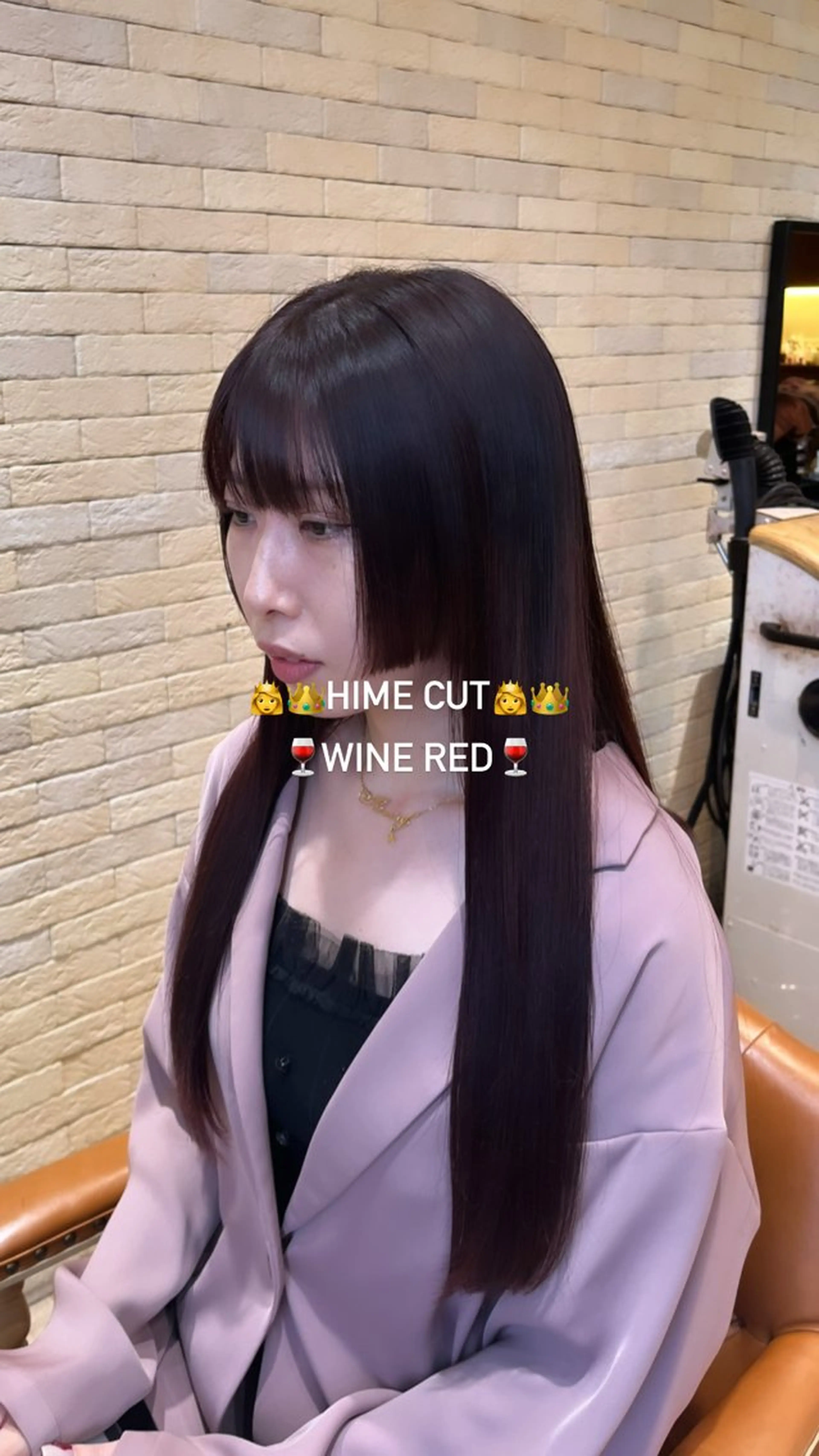 ロング カラー KOKORO 中村 朱里のヘアスタイル