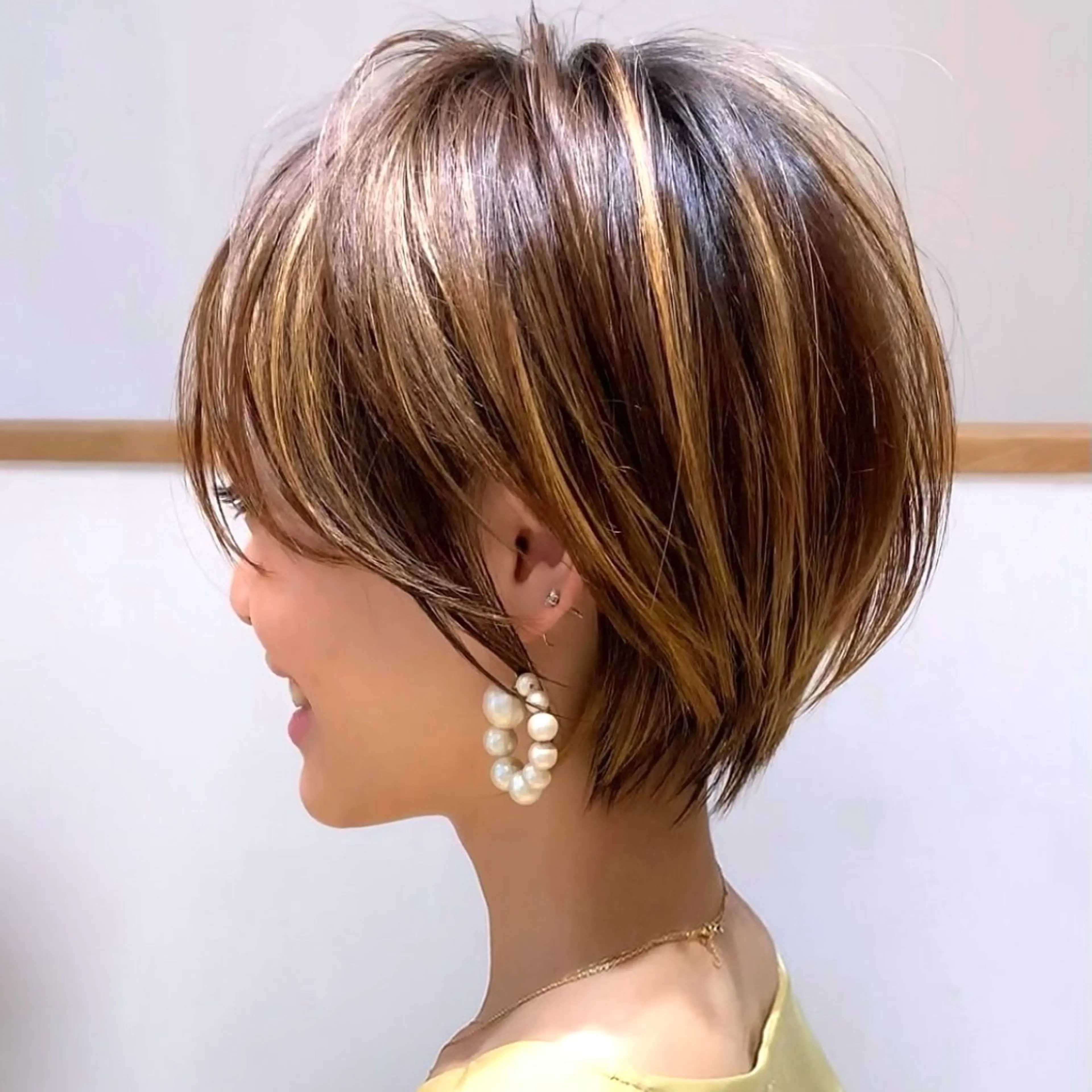 似合わせカット➕ハイライト💎の写真