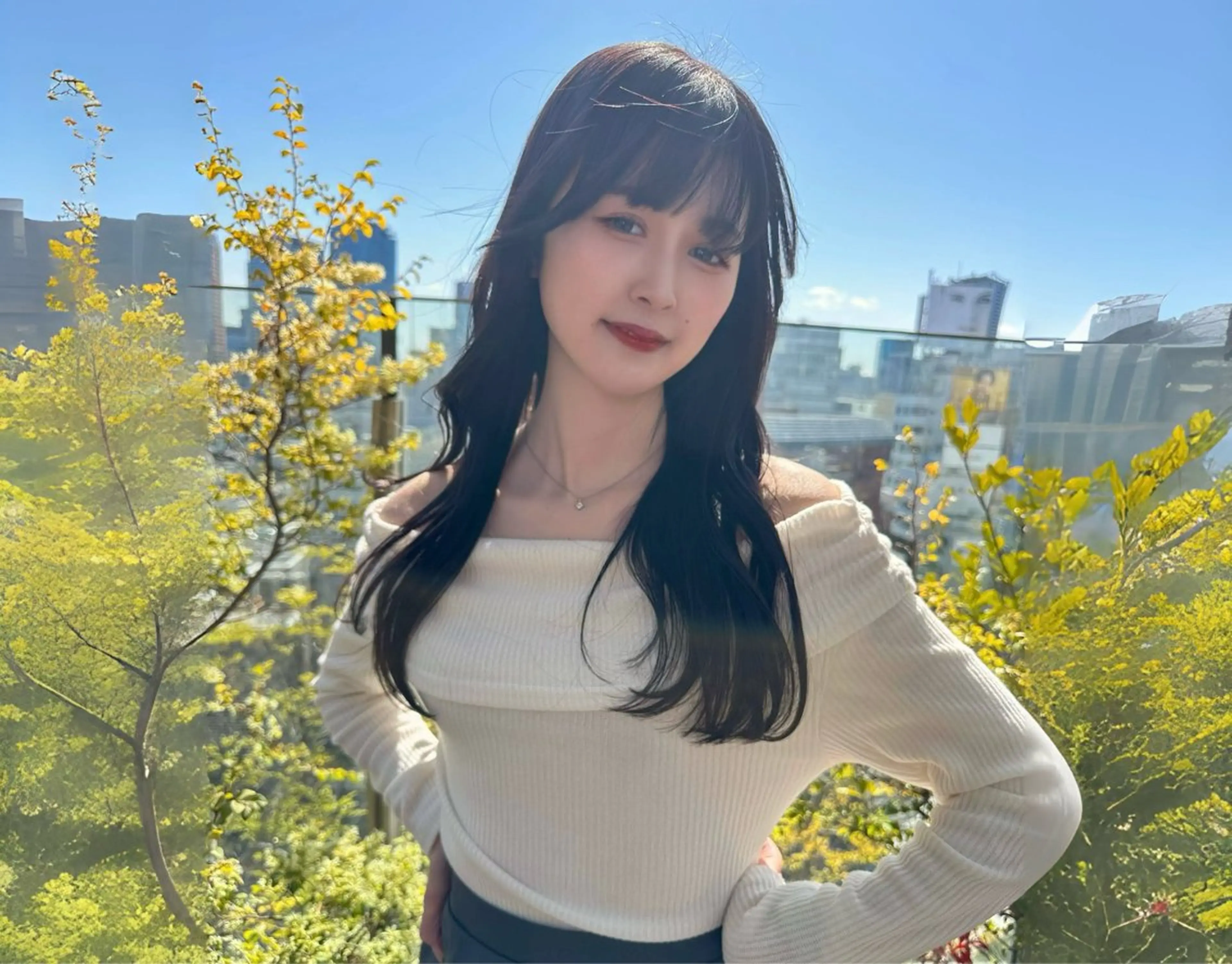 ロング カラー カット ヘアカラー トリートメント ヘッドスパ 韓国風/美髪/透明感 hiroのヘアスタイル