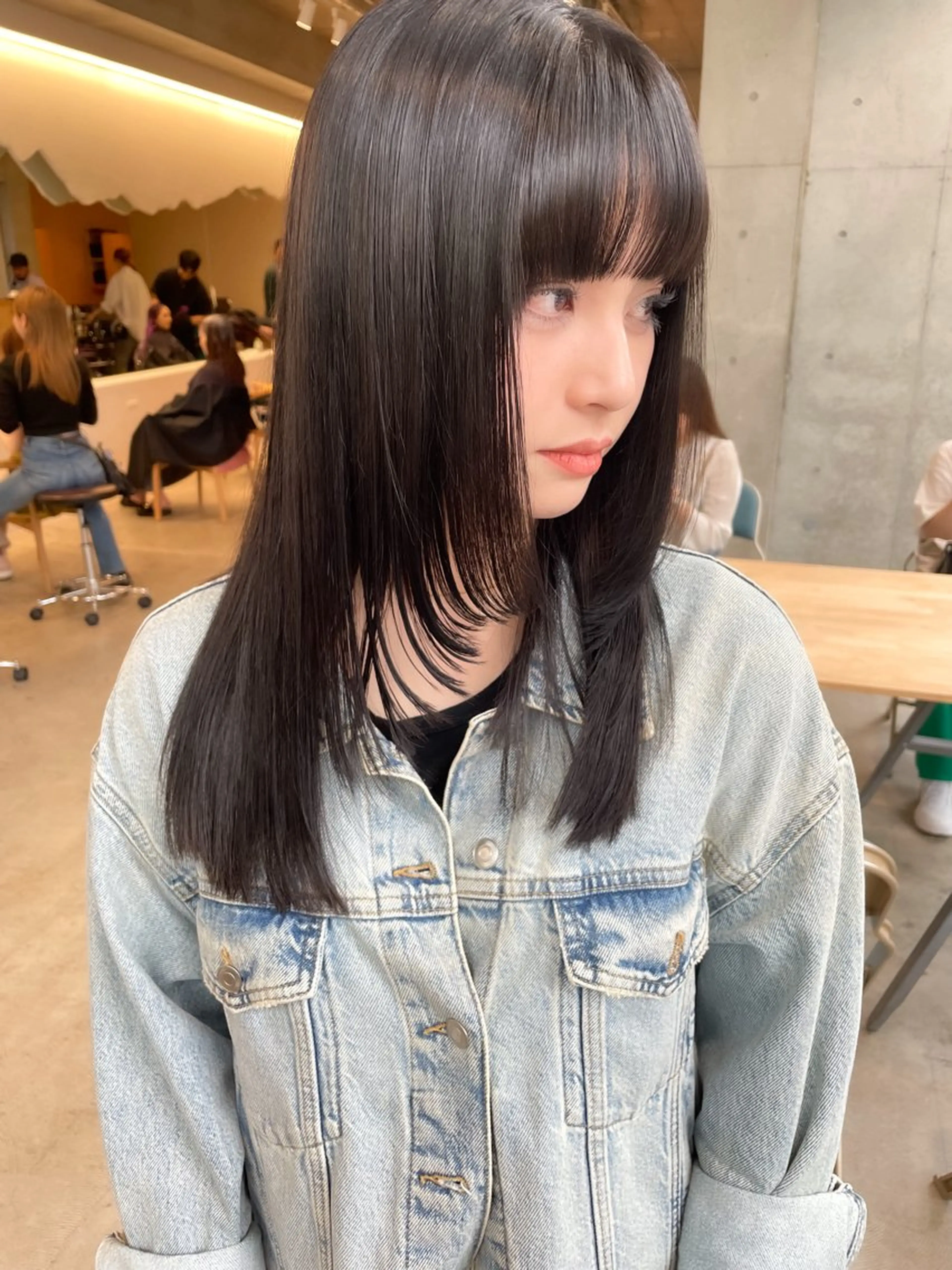 ミディアム カラー ヘアアレンジ ミニボブ/ブリーチ 🌈MISATOのヘアスタイル