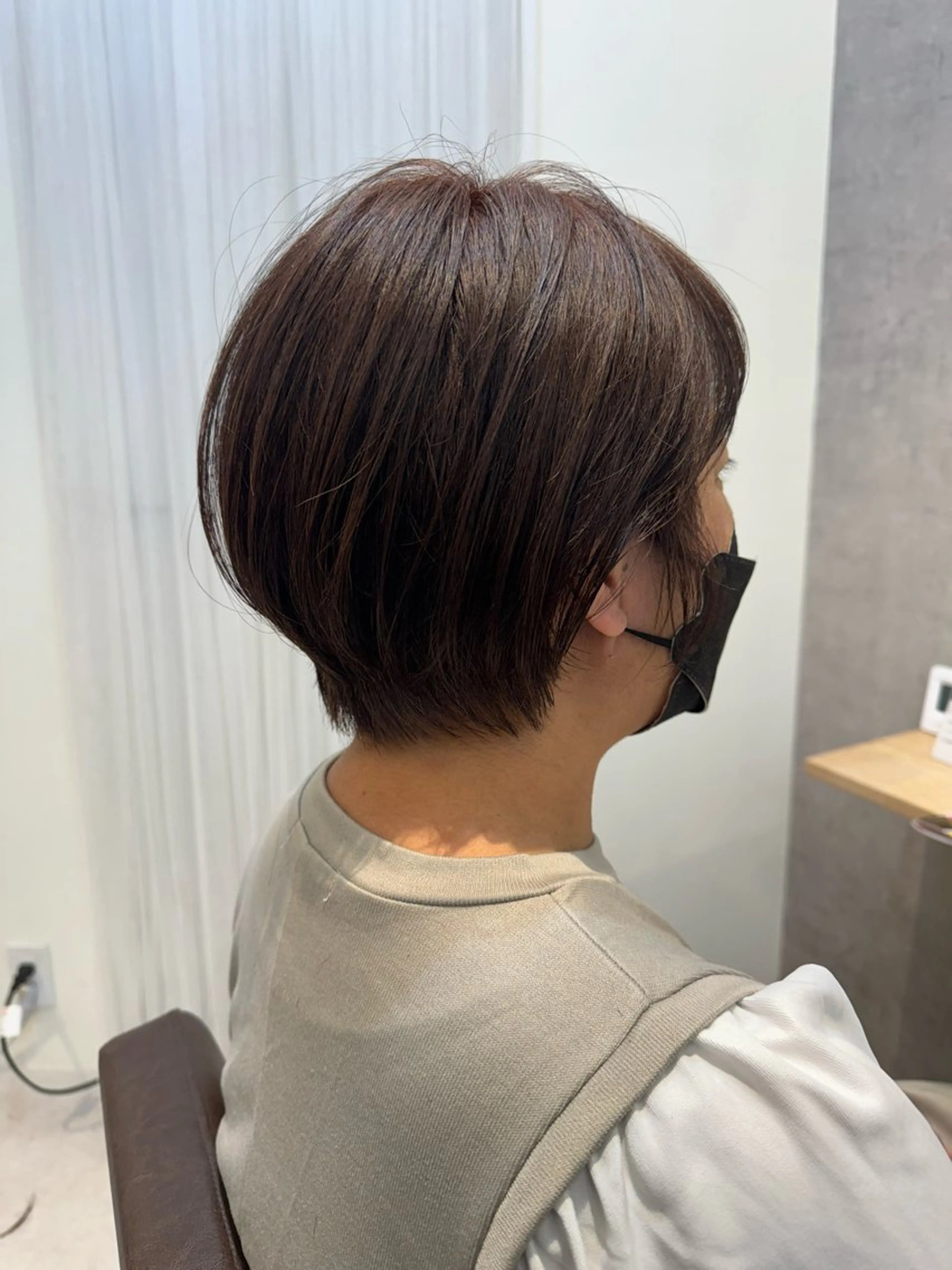 ショート カラー ショートボブ ボブ ショートヘア トリートメント Dxxxx III所属・女性目線の大人 メンズ*Ayakaのヘアスタイル