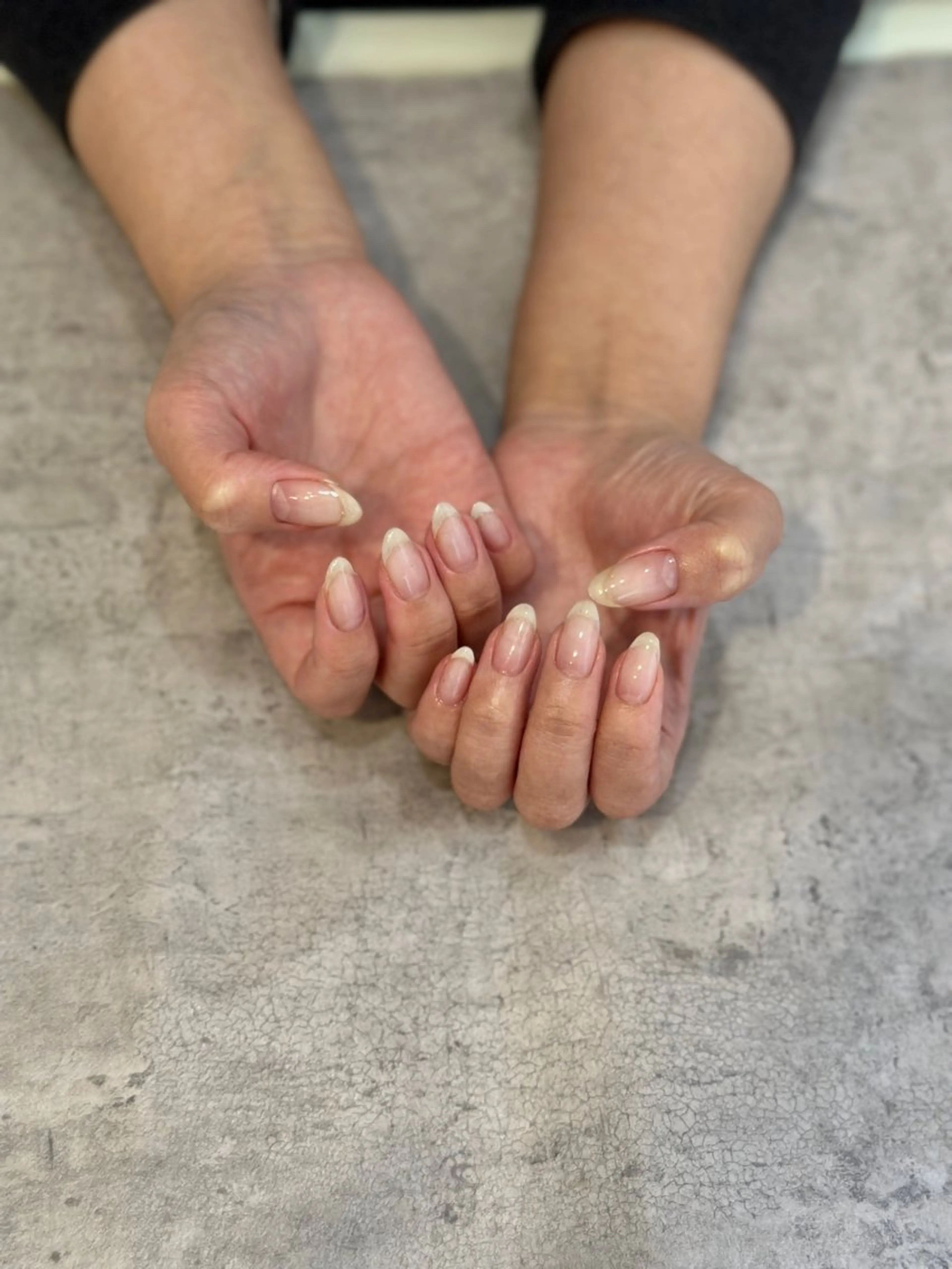 ネイル クリアネイル YURI ◡̈ nagoyaのネイルデザイン