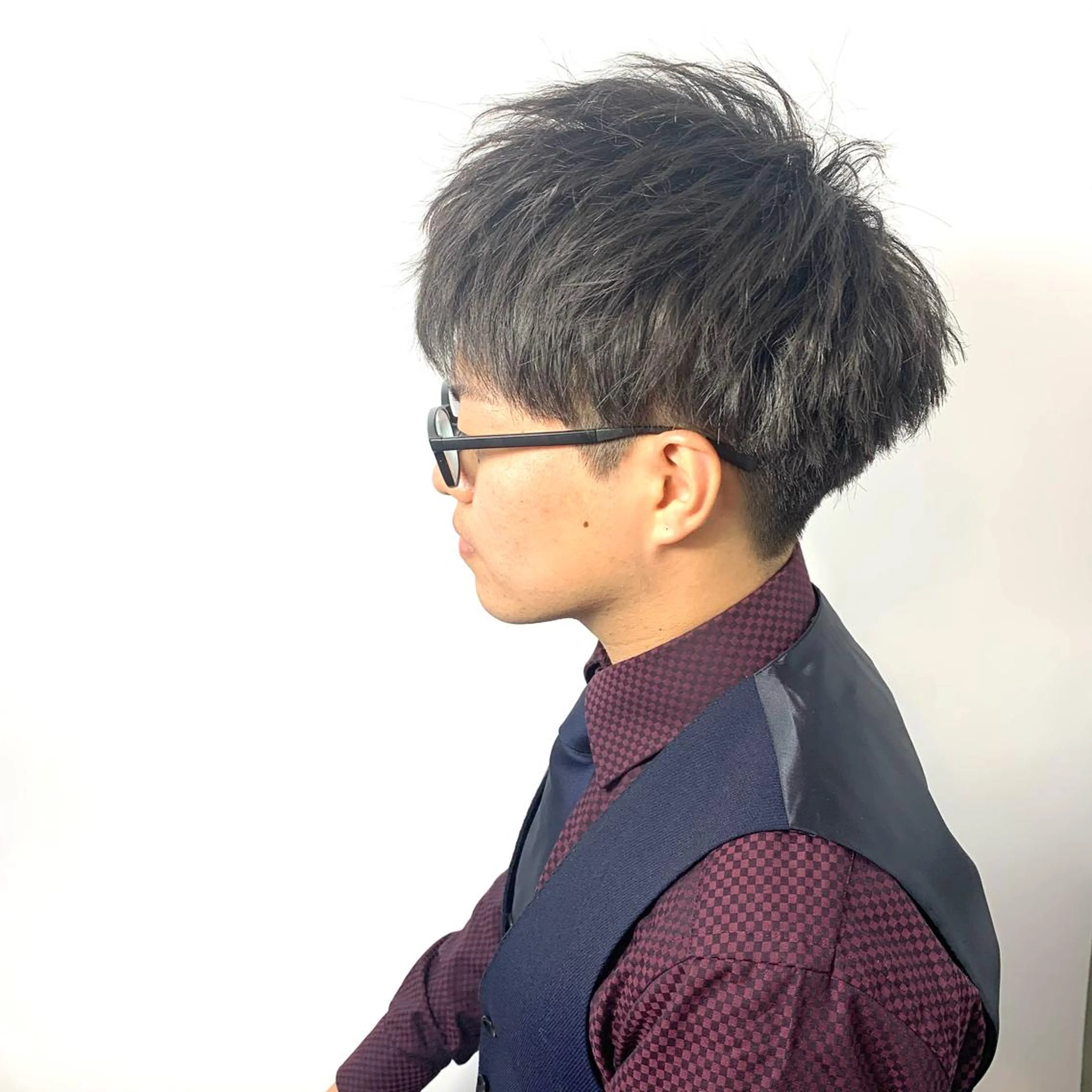 ショート パーマ メンズ カット パーマ 柏メンズカットパーマ NO.1タイチのヘアスタイル