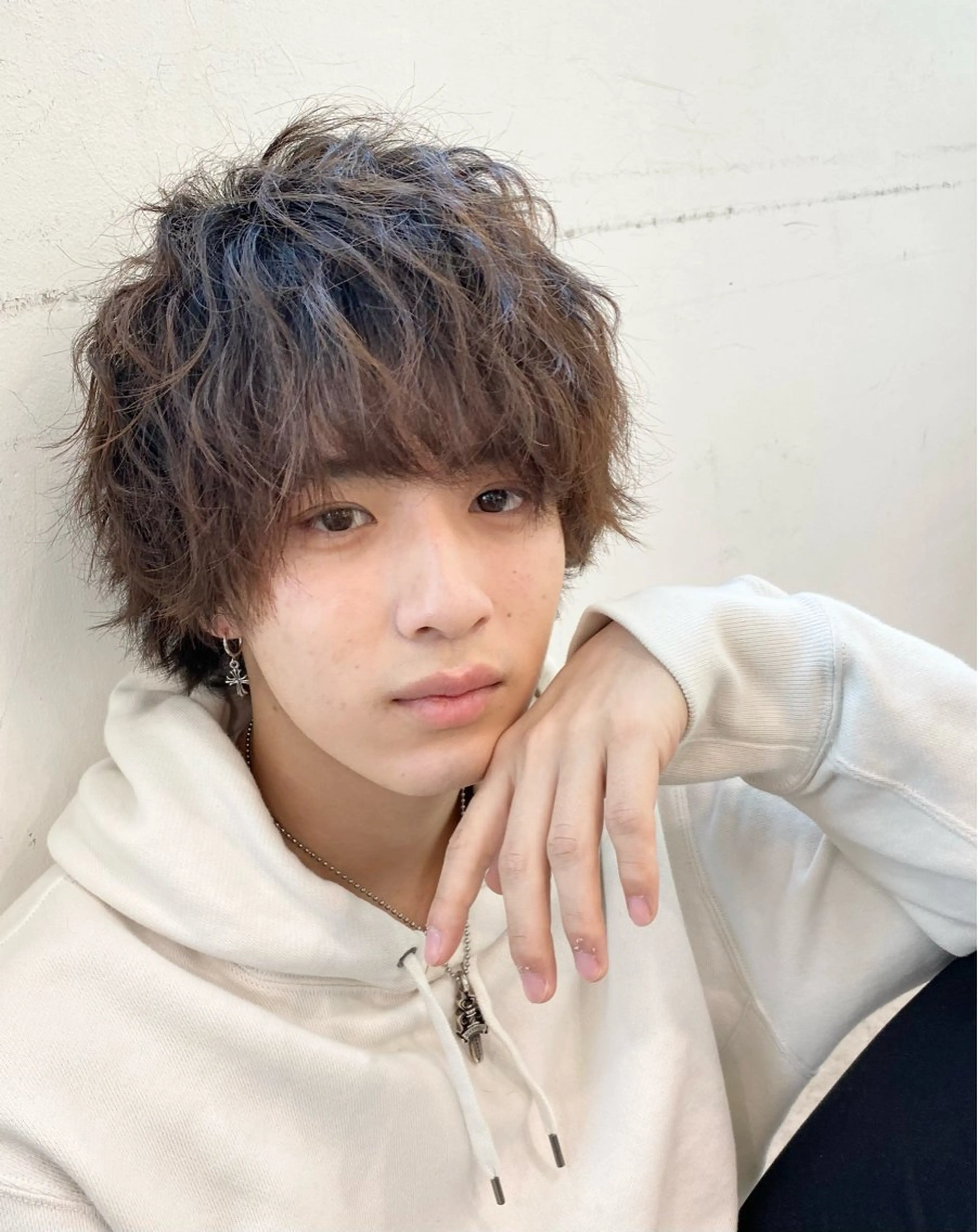 メンズ メンズパーマ カット パーマ トリートメント ヘアセット Loy所属・メンズヘアの達人 パーマ 縮毛矯正🔷のヘアスタイル