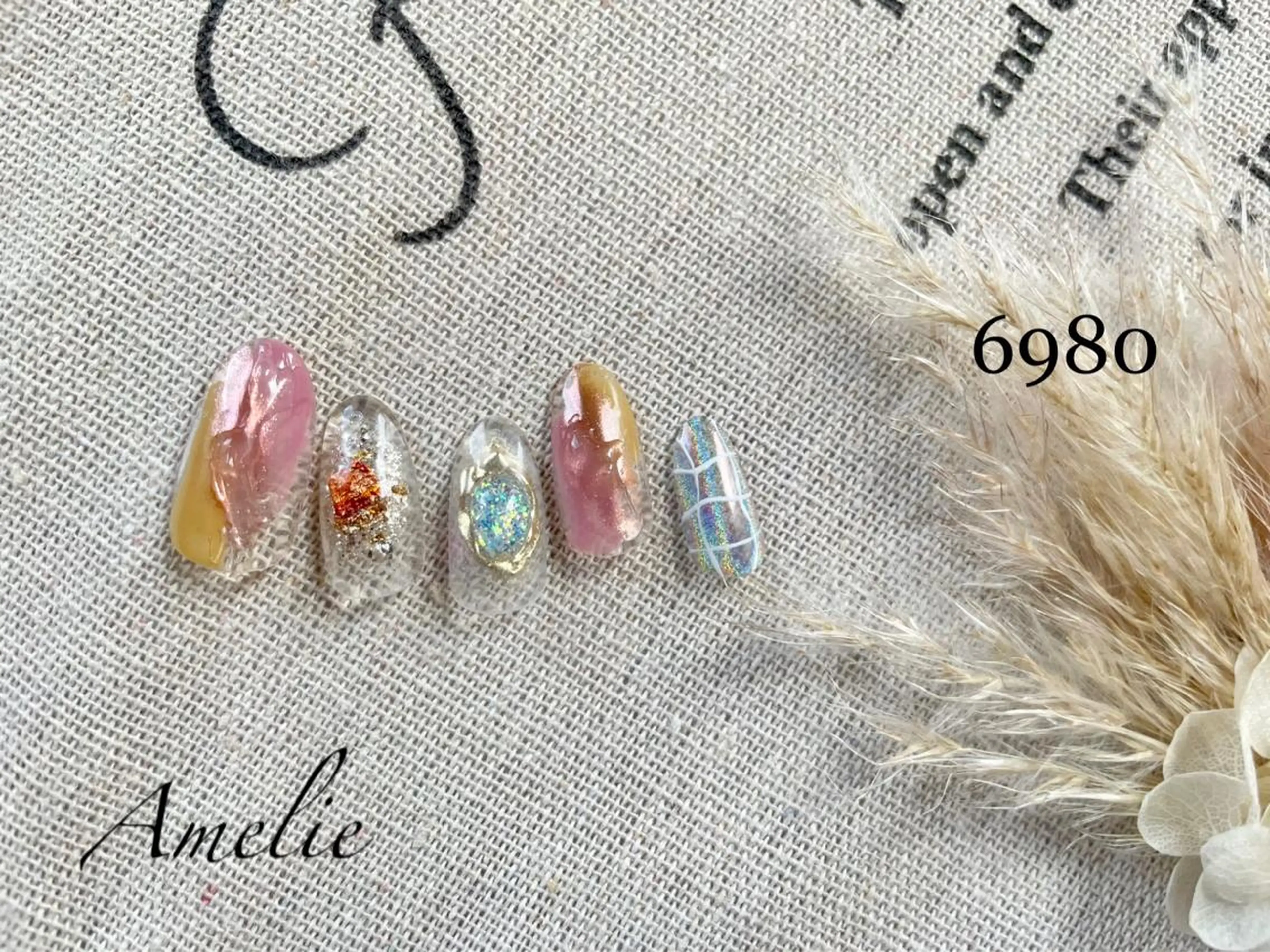 ネイル ハンドネイル いちじゅう あおいのネイルデザイン