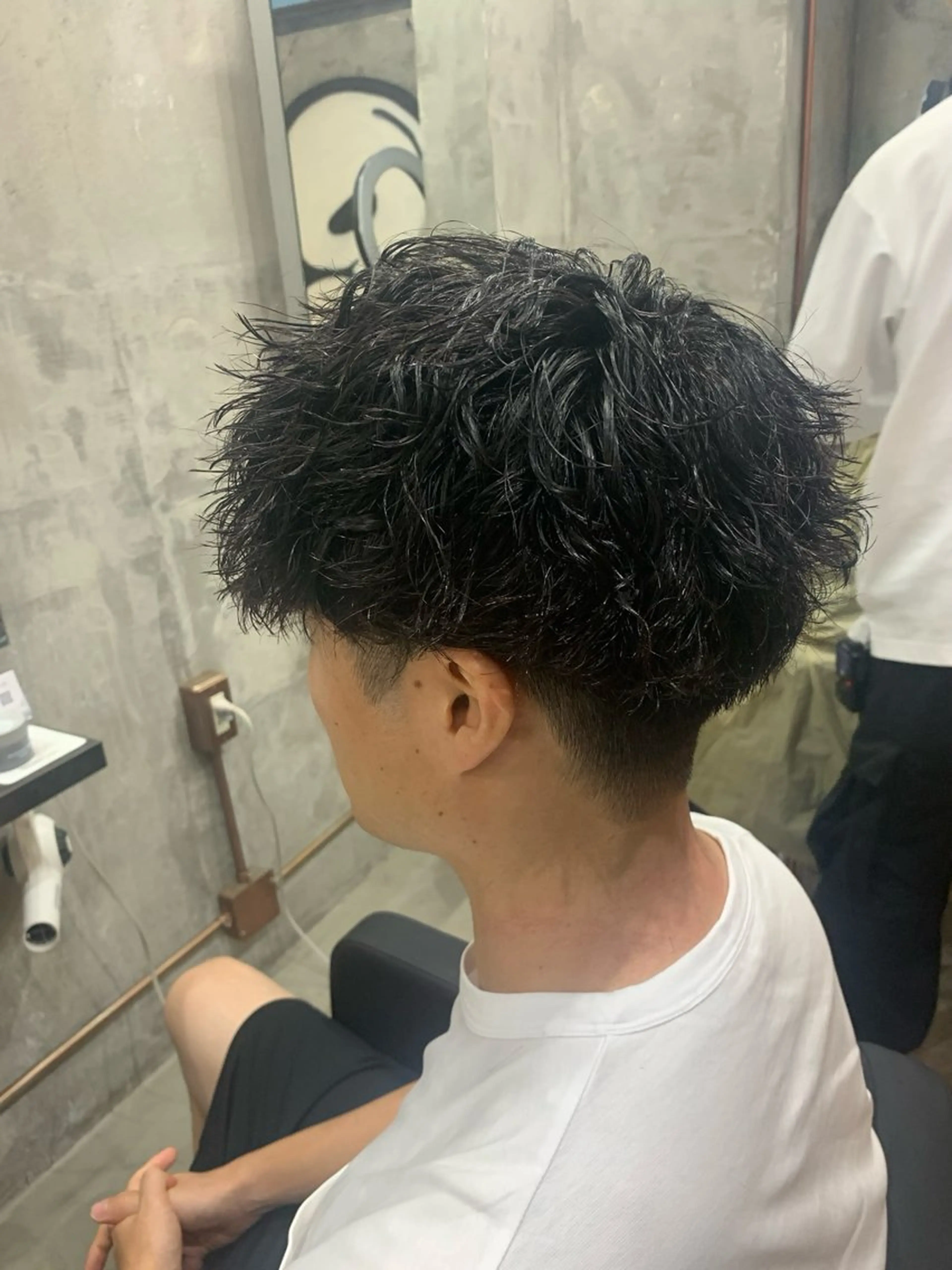 パーマ メンズ マッシュ メンズパーマ ツイストスパイラルパーマ スパイラルパーマ カット パーマ ⚡️メンズパーマ特化 mens支持◎/忠地のヘアスタイル