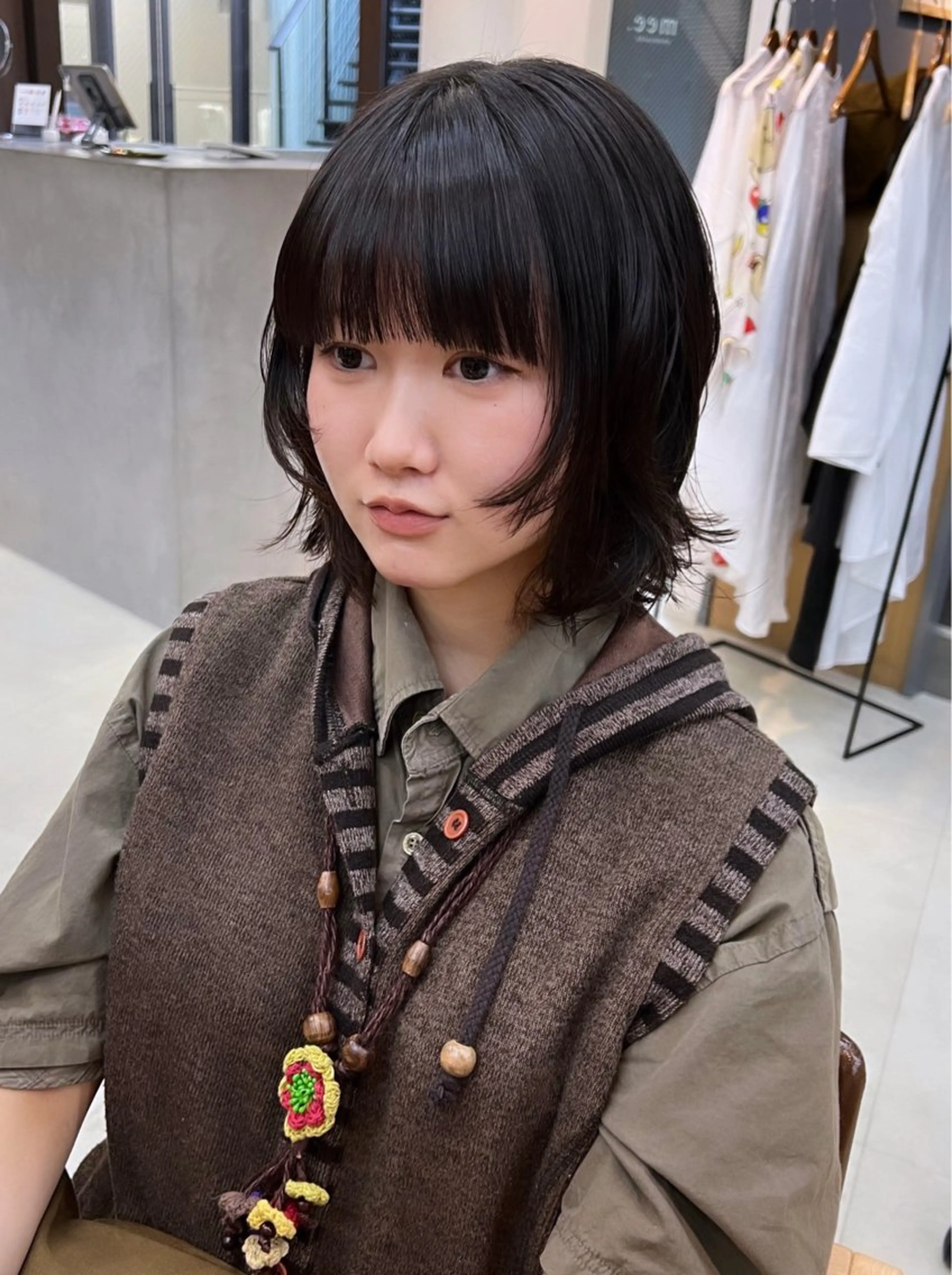 ミディアム ボブレイヤー ボブ レイヤーカット mee.所属・透明感カラー /あづき⭐️のヘアスタイル