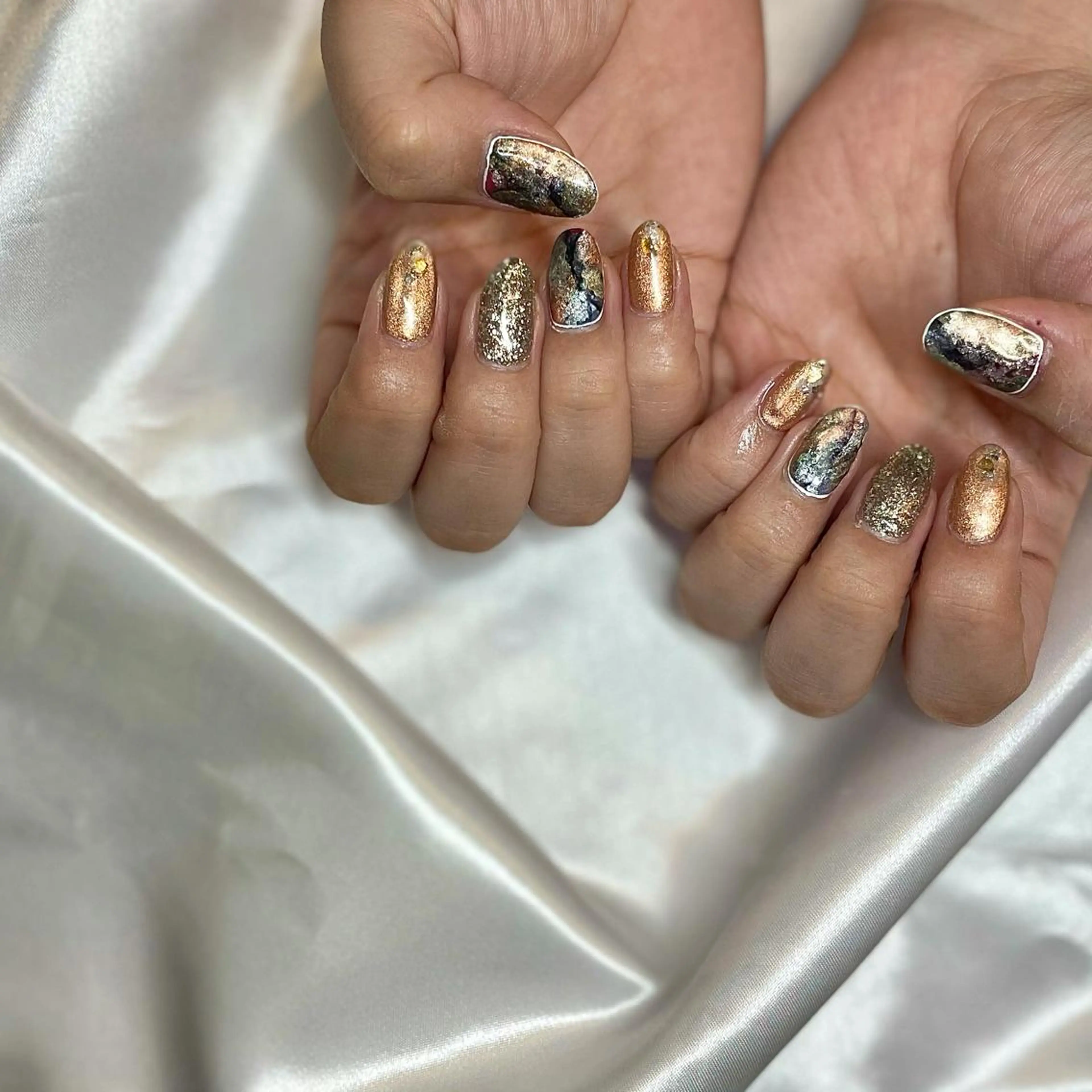 セミロング カラー パーマ ヘアアレンジ メンズ キッズ ネイル マツエク・マツパ nail&eye Aoのマツエク・マツパデザイン