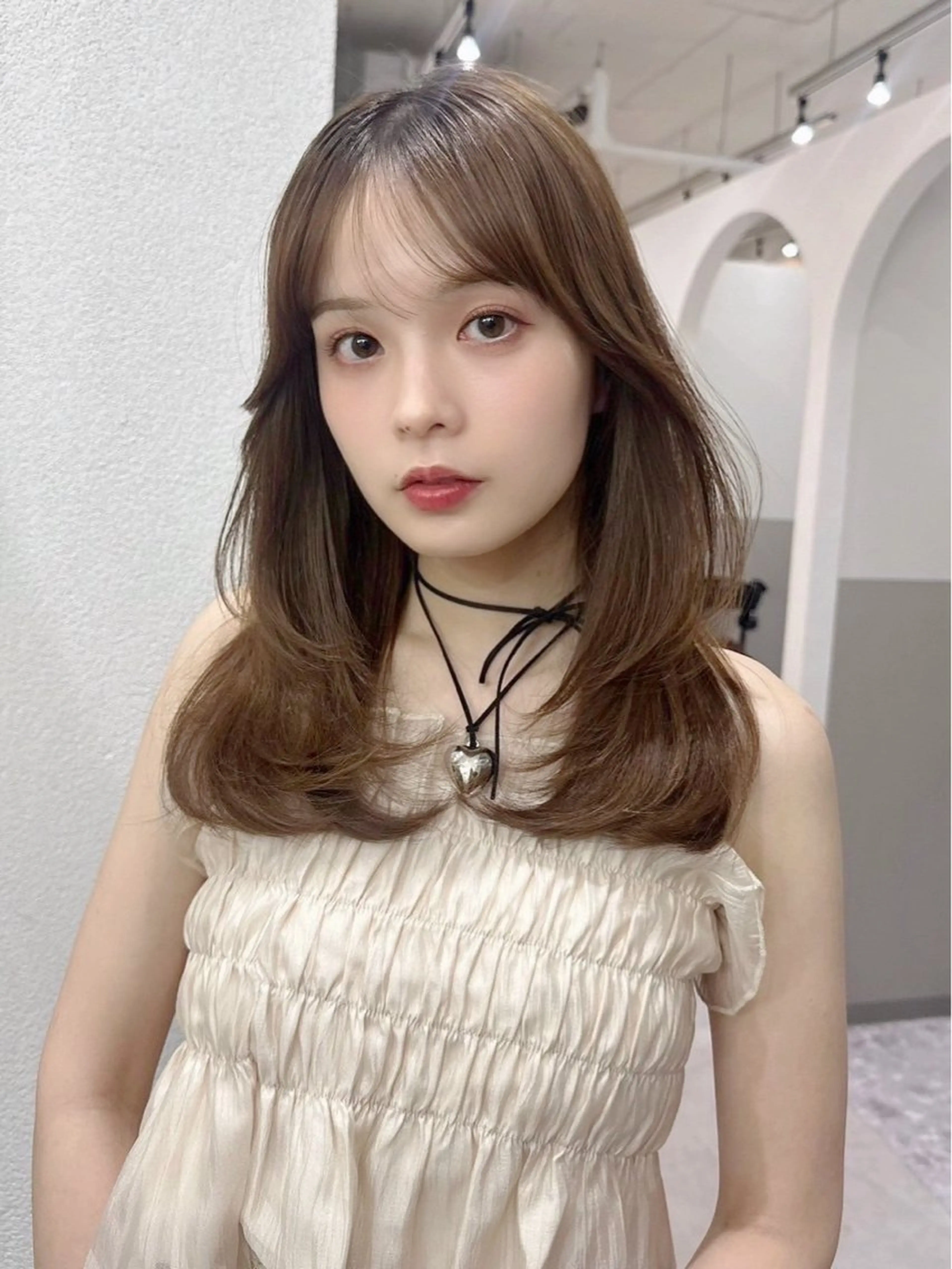 ロング カラー カット ヘアカラー トリートメント 梅田/髪質改善特化/ 艶カラー🫧さくらこのヘアスタイル