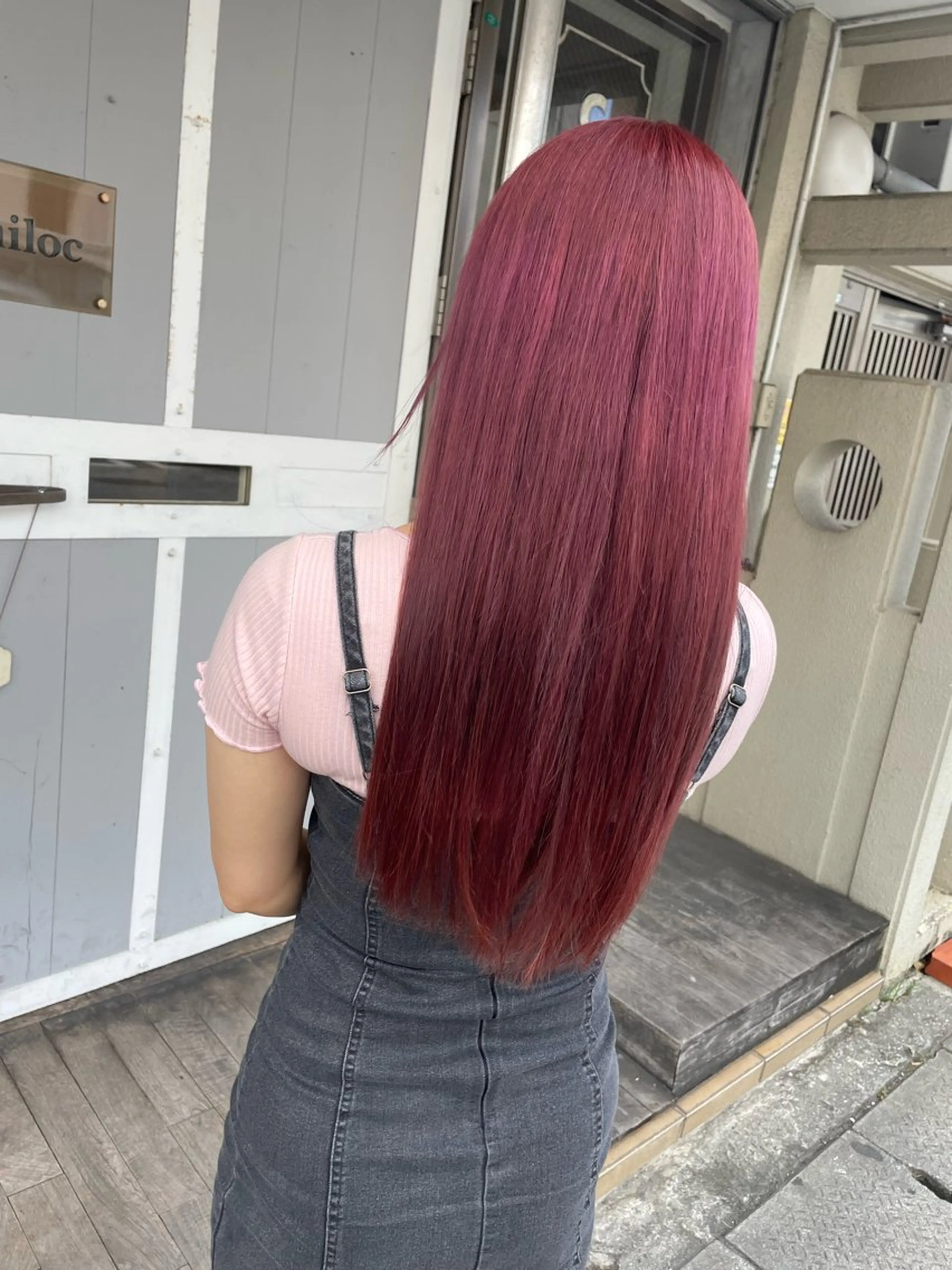 カラー ブリーチ miloc かおりのヘアスタイル