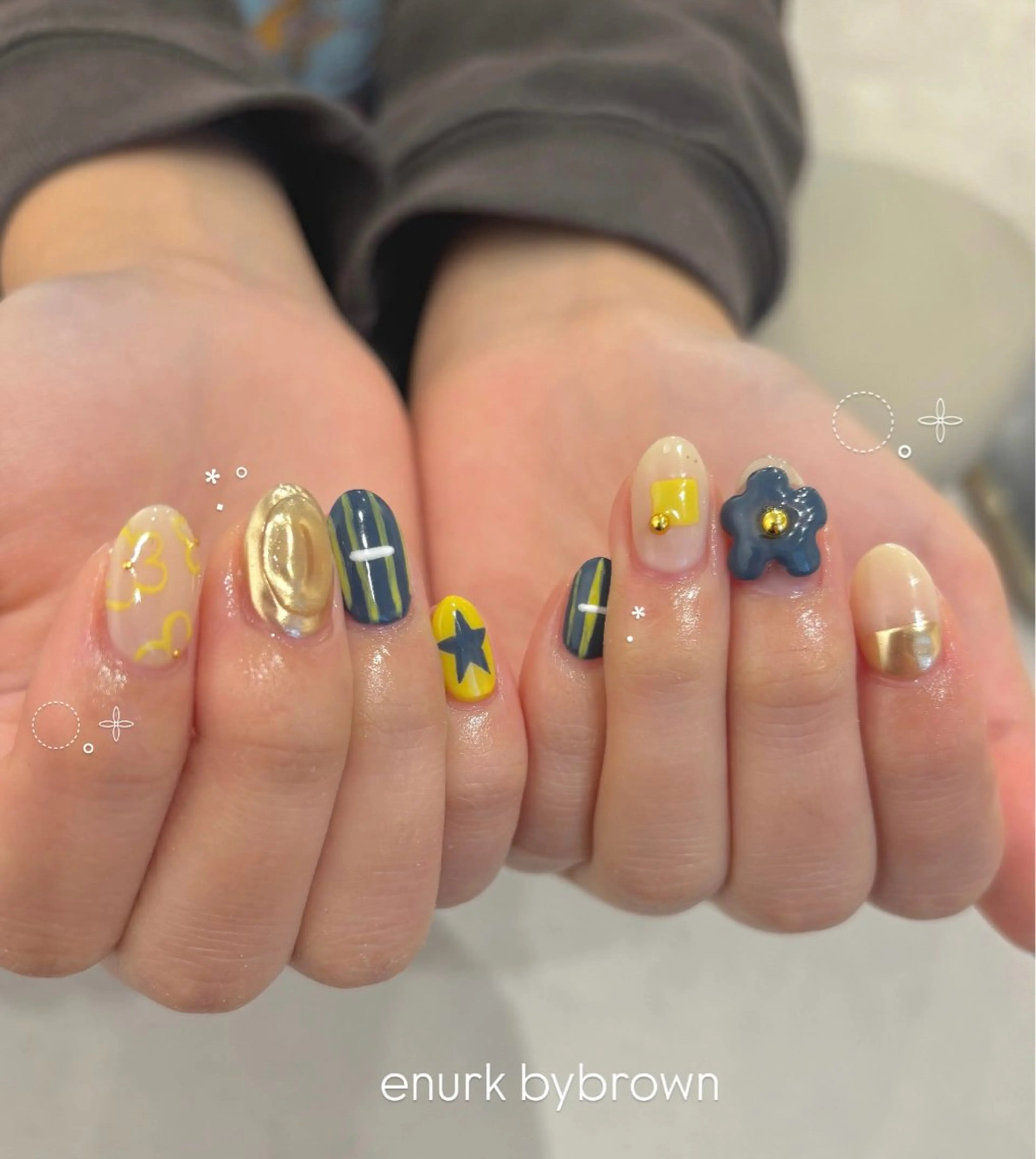 ネイル アートネイル 韓国ネイル ぷっくりネイル ハンドネイル enurk店 🍋 丸谷みく♥のその他イメージ