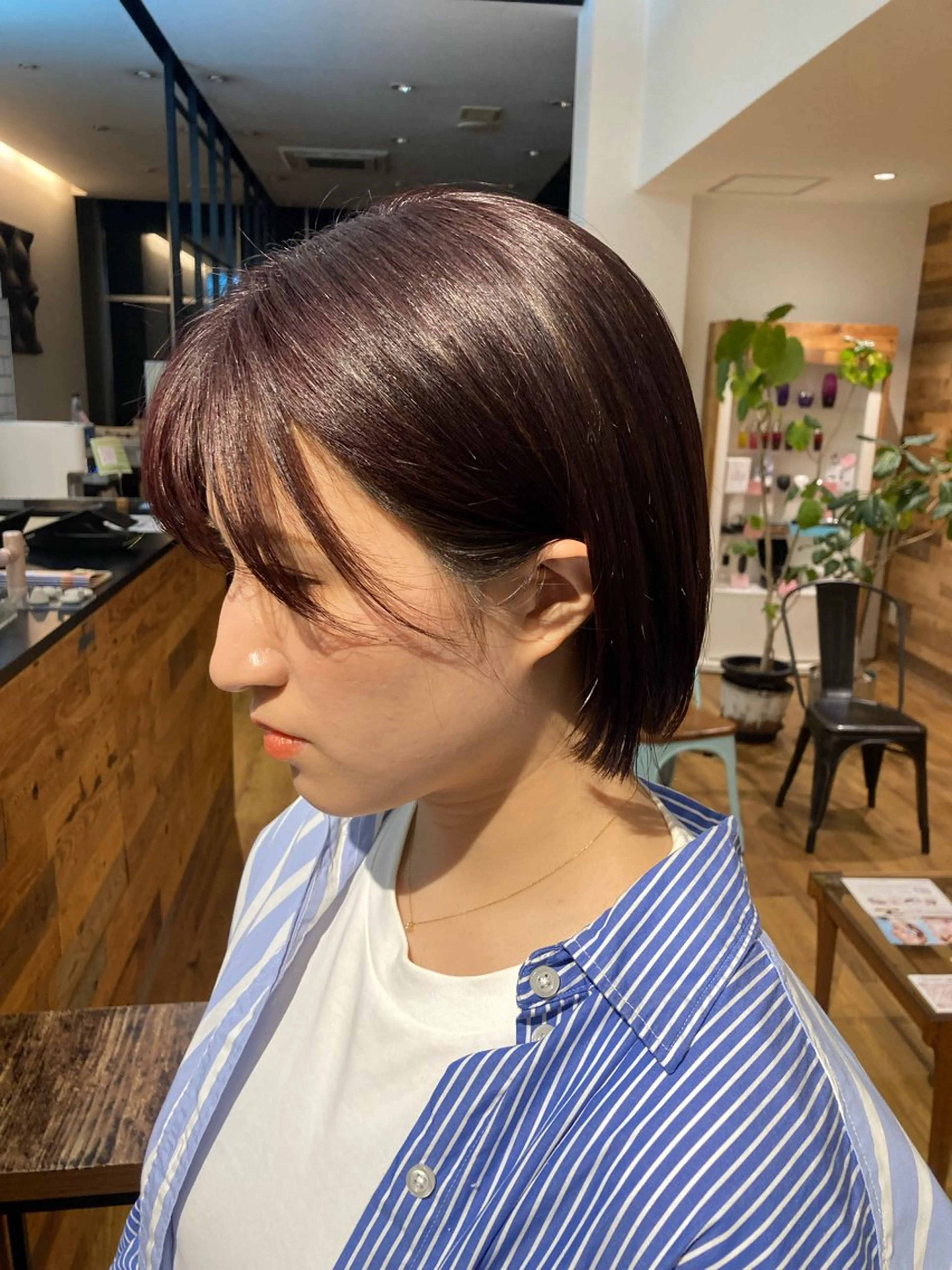 カラー 津田 里菜のヘアスタイル