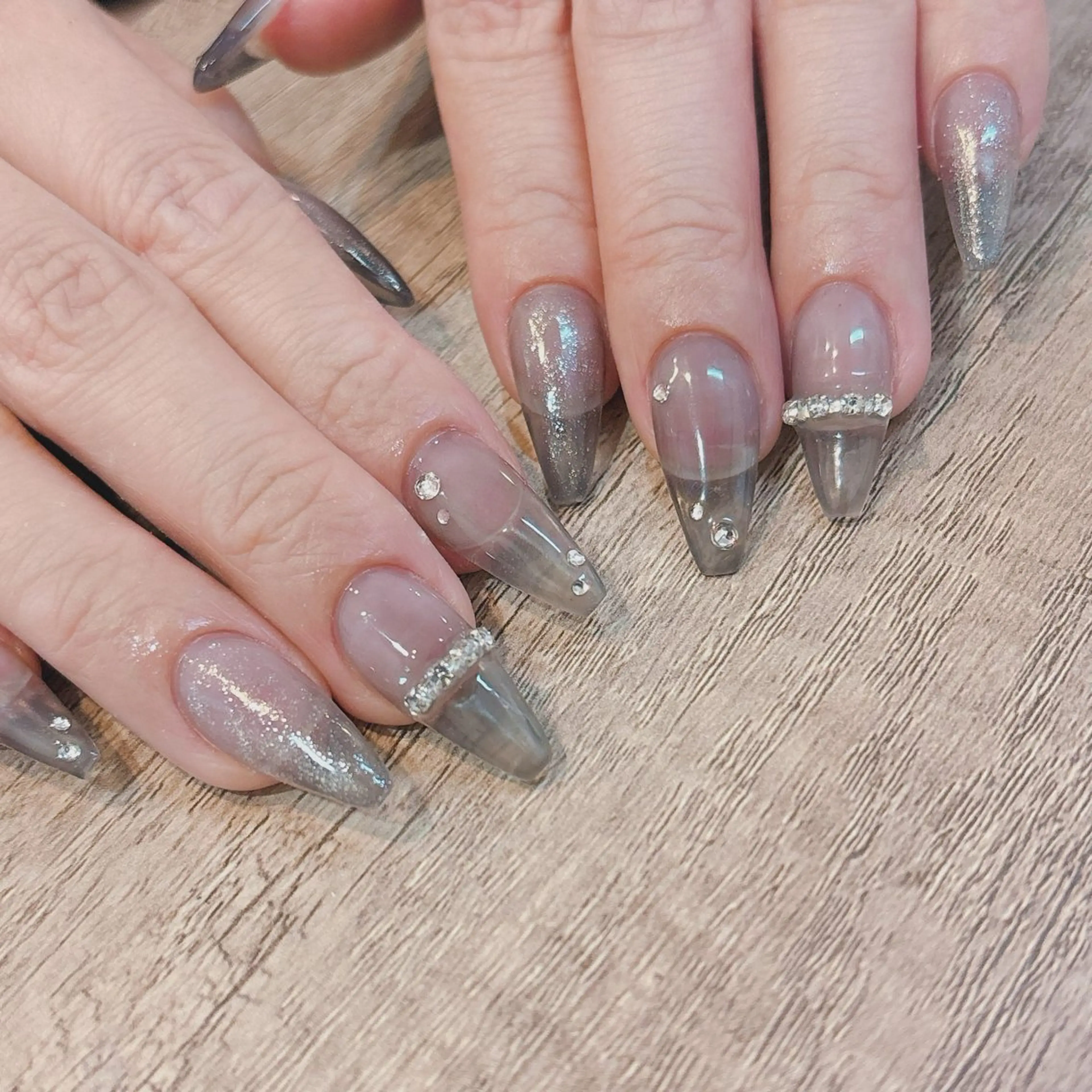 ネイル クリアネイル ジェルネイル スカルプネイル pro.M所属・pro.M ayaのネイルデザイン