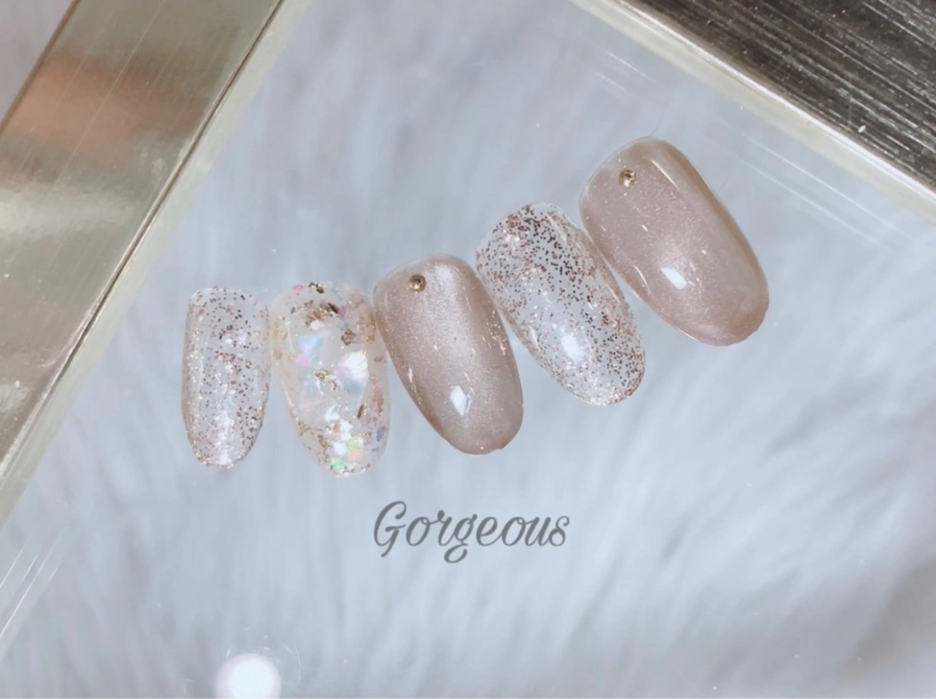 ネイル Gorgeous nail&school所属・♡ KURIN♡のネイルデザイン