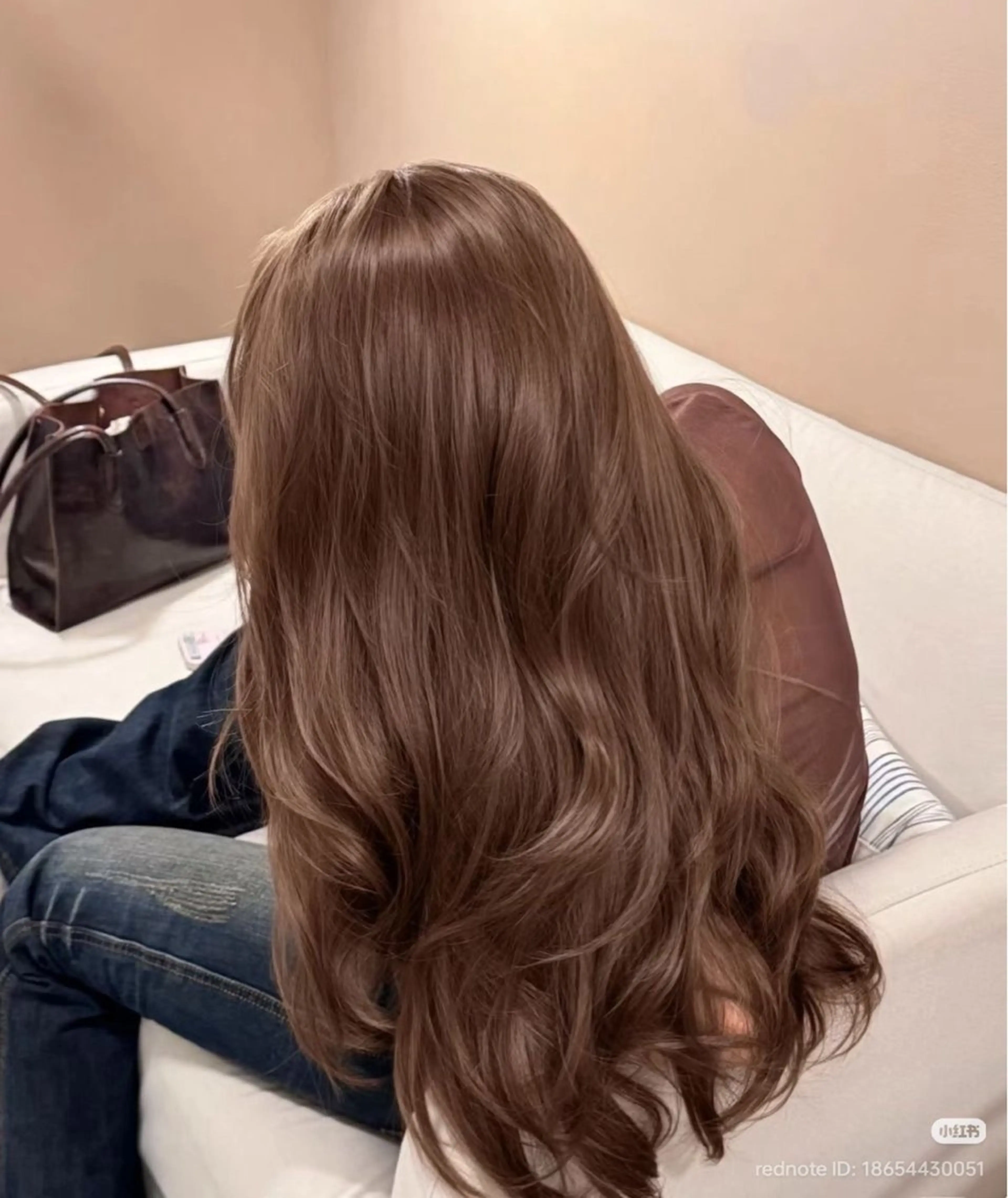 ロング カット ヘアカラー トリートメント 海野翔吾🇨🇳 ワンホンレイヤーのヘアスタイル