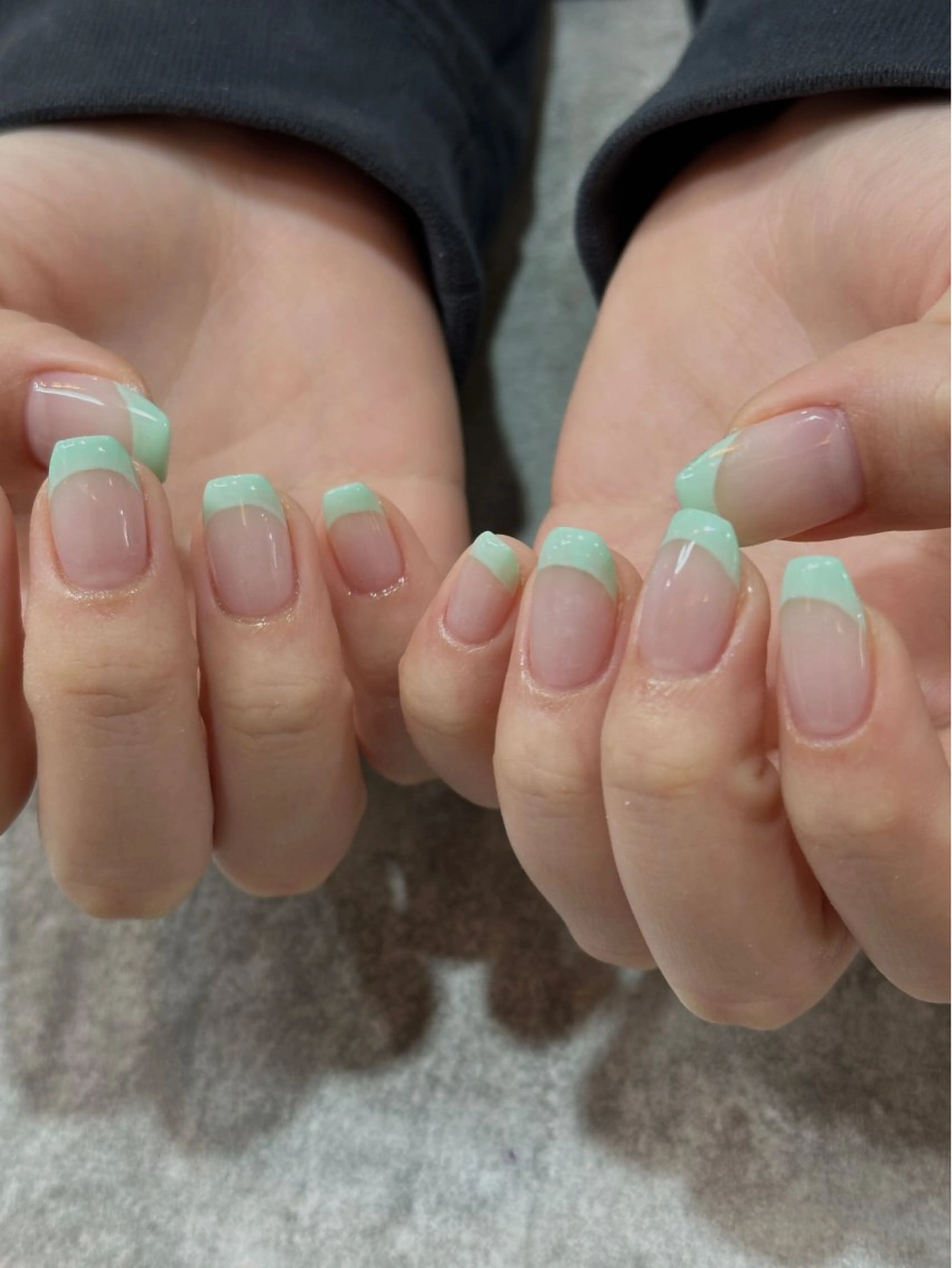 【練習モデル様限定】オフ有り フレンチネイルの写真