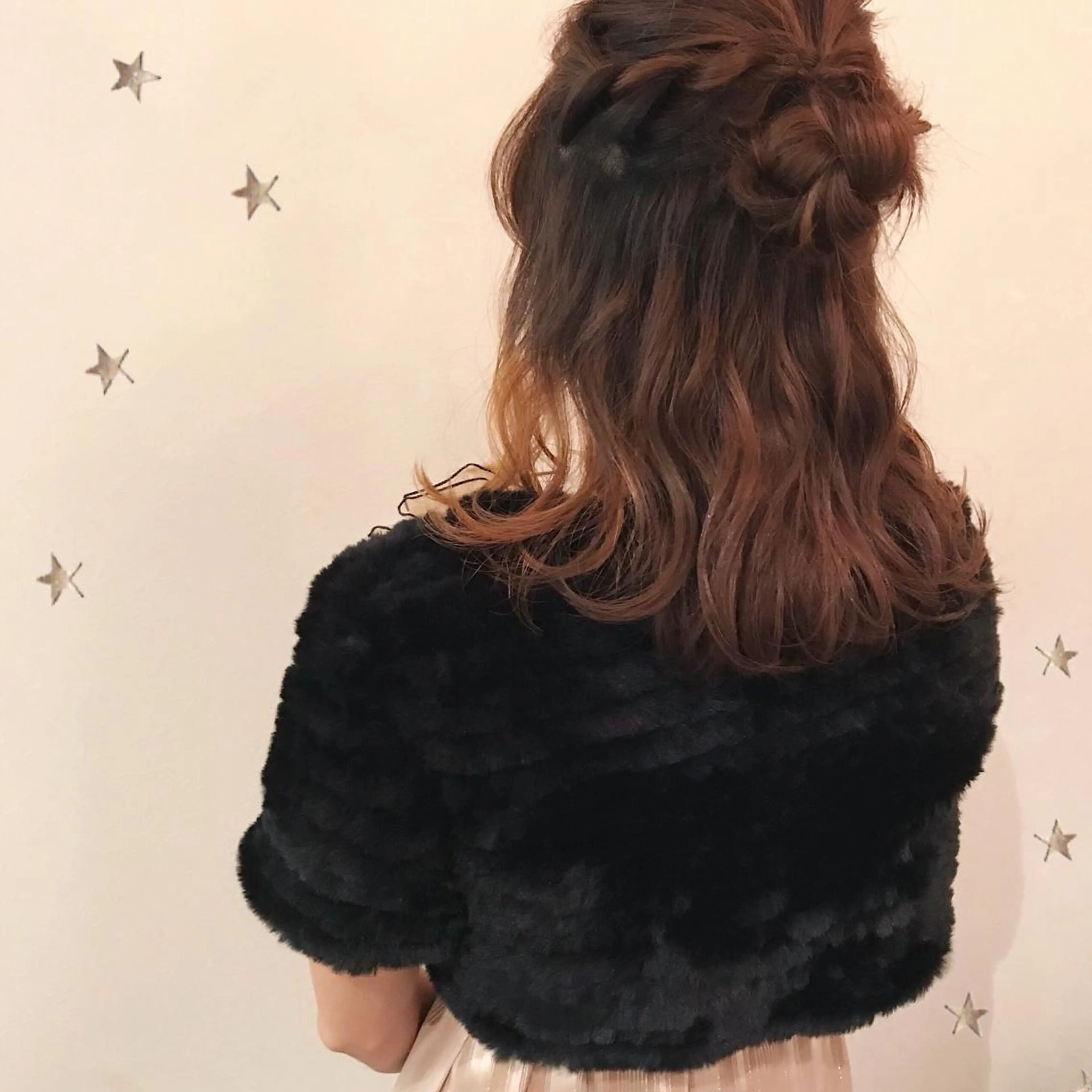 セミロング ヘアアレンジ ハーフアップ salon AKIRA所属・市川 千夏のヘアスタイル