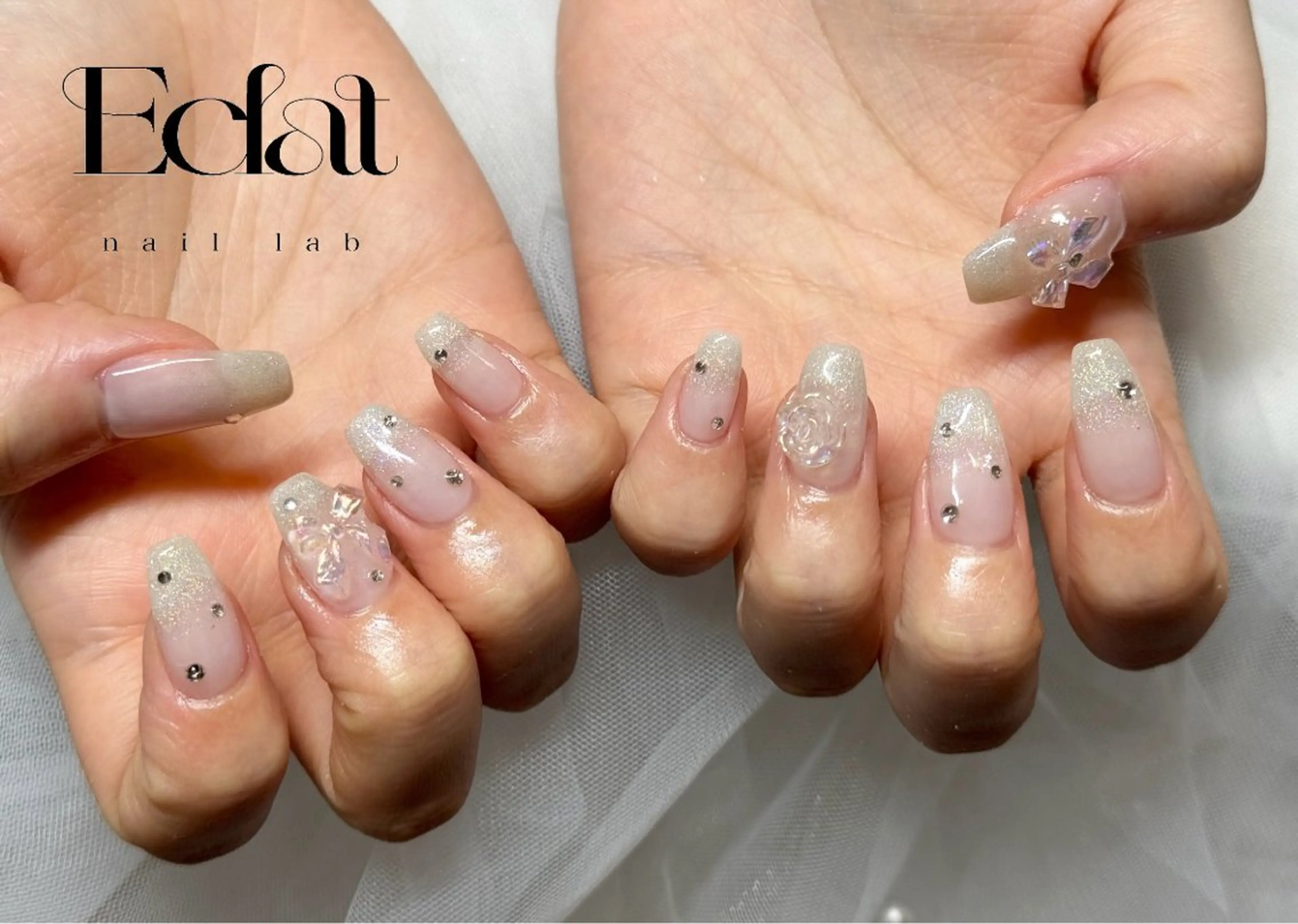 ネイル ハンドネイル ネイルラボEclat RINAのネイルデザイン