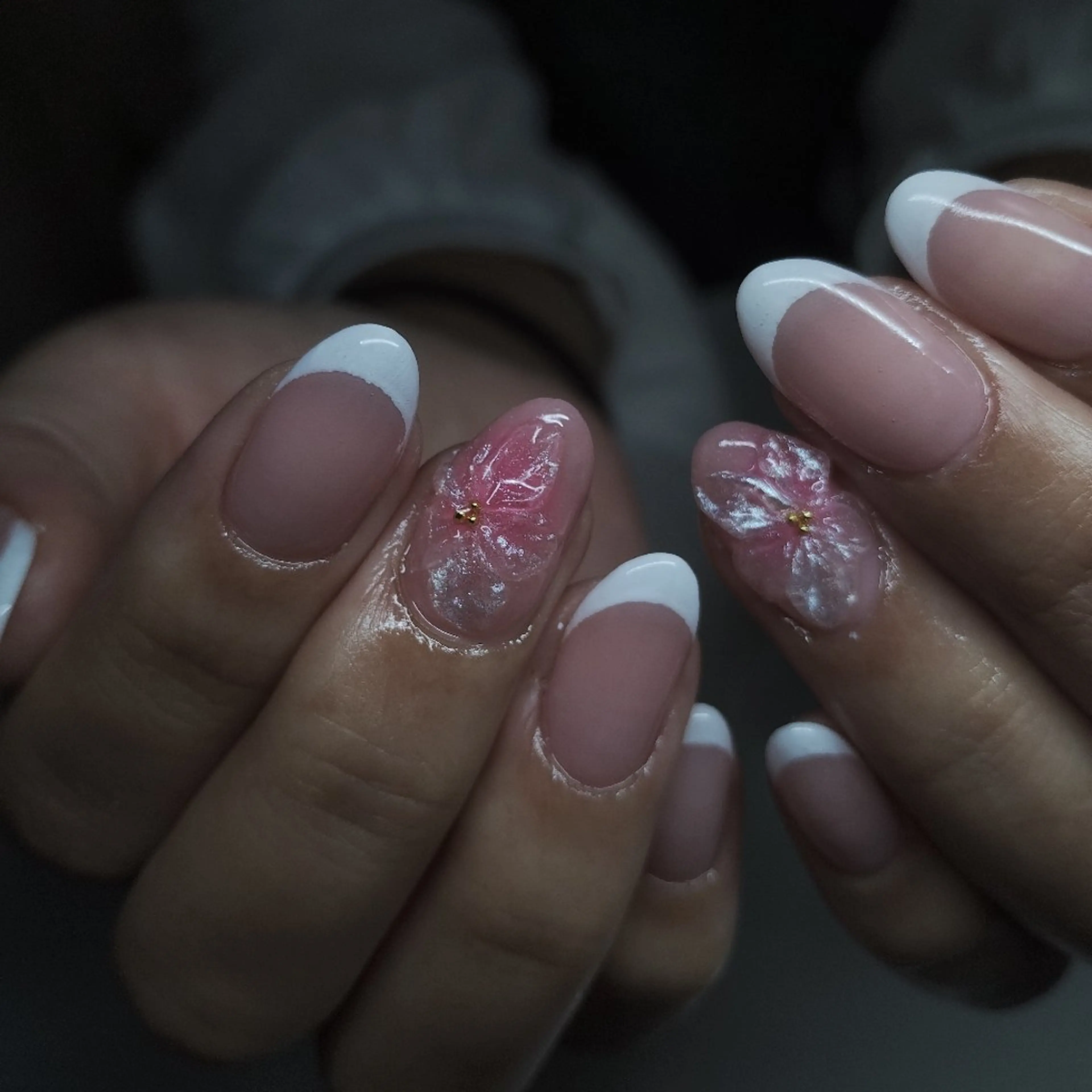 ネイル 持ち込み ハンドネイル 424 nailsのネイルデザイン