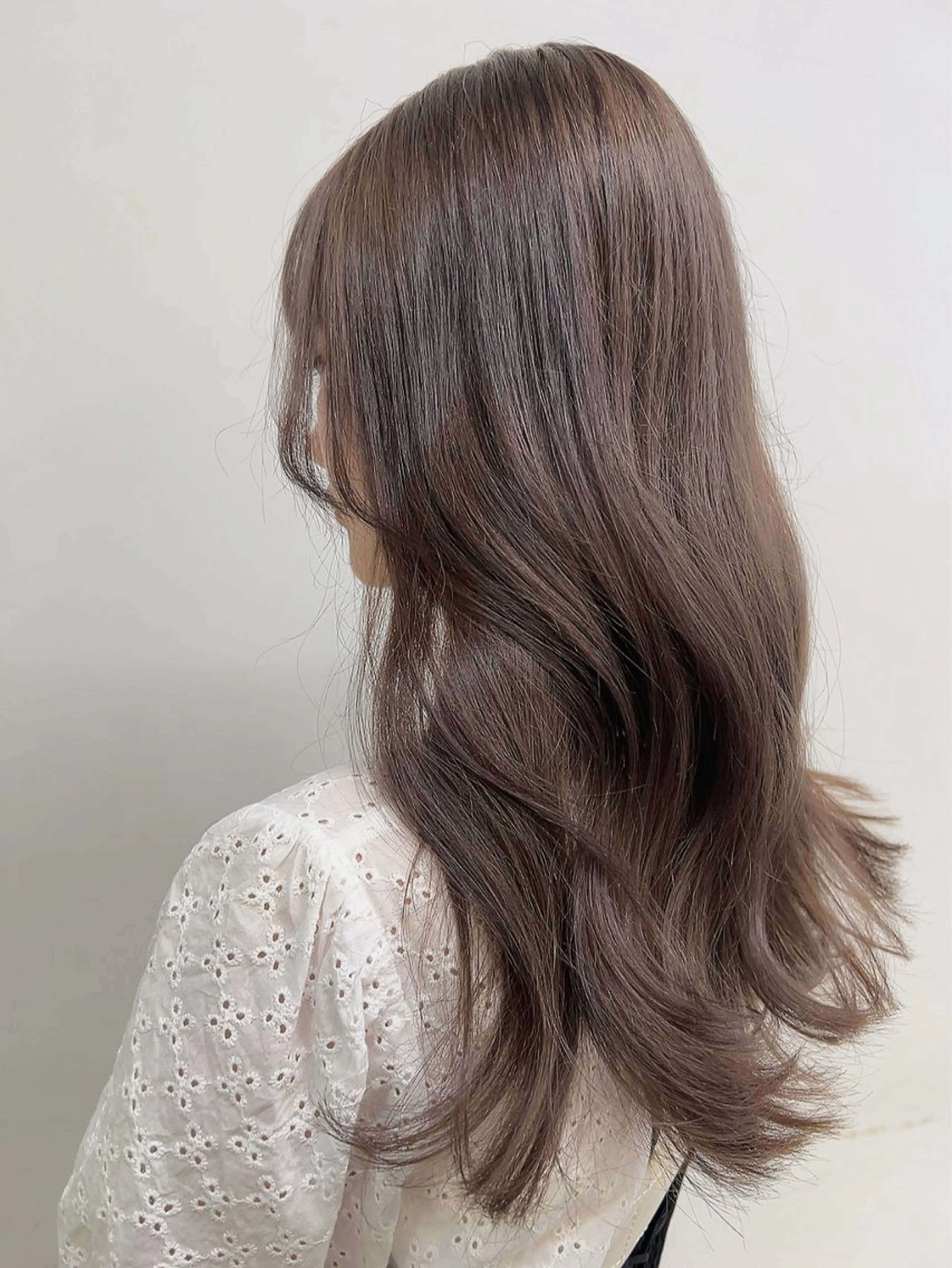 セミロング カラー ヘアカラー トリートメント 🥞ベージュ系カラー 【すずきりほ】🥞のヘアスタイル