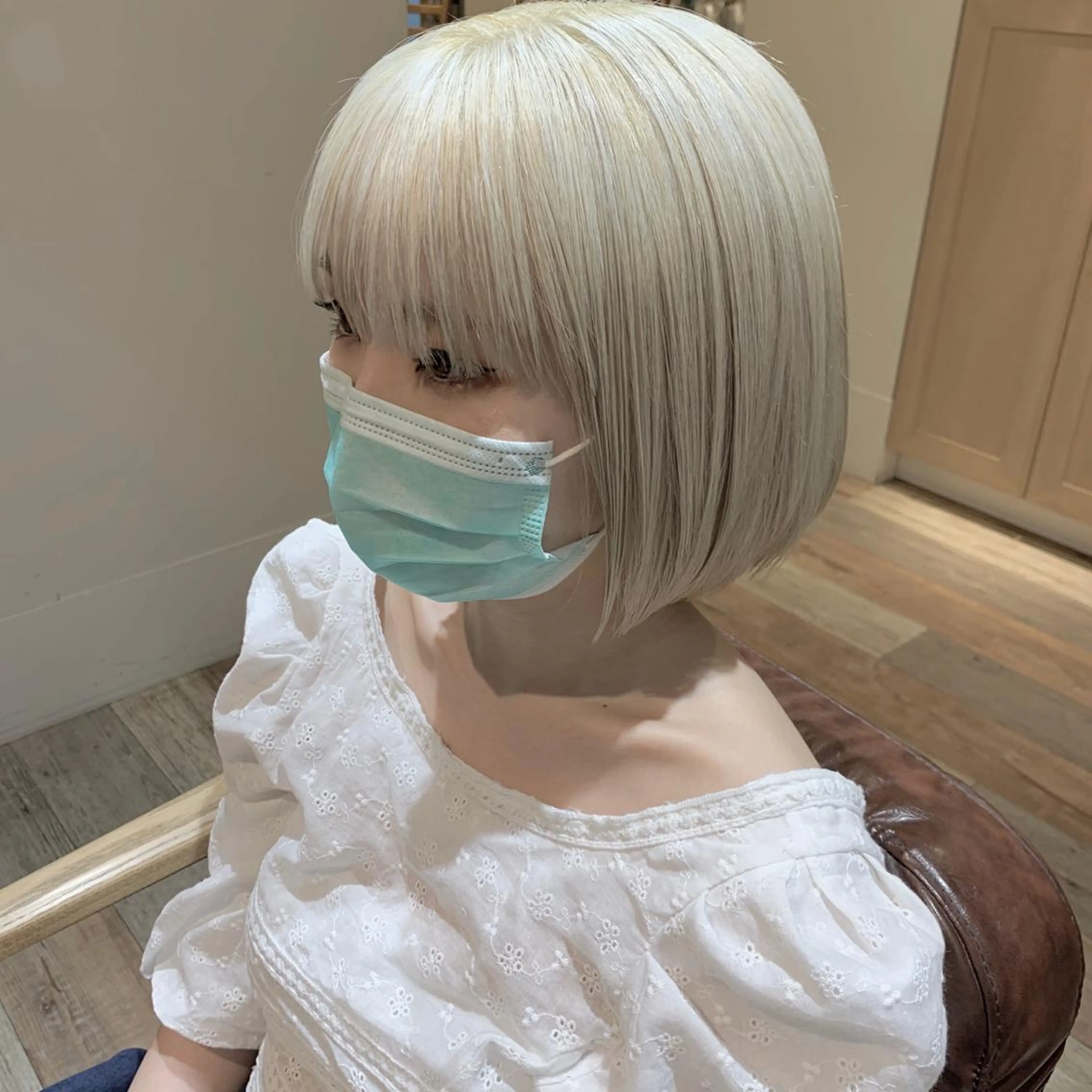 カラー CHIHO💚羽エク /マツエクのヘアスタイル