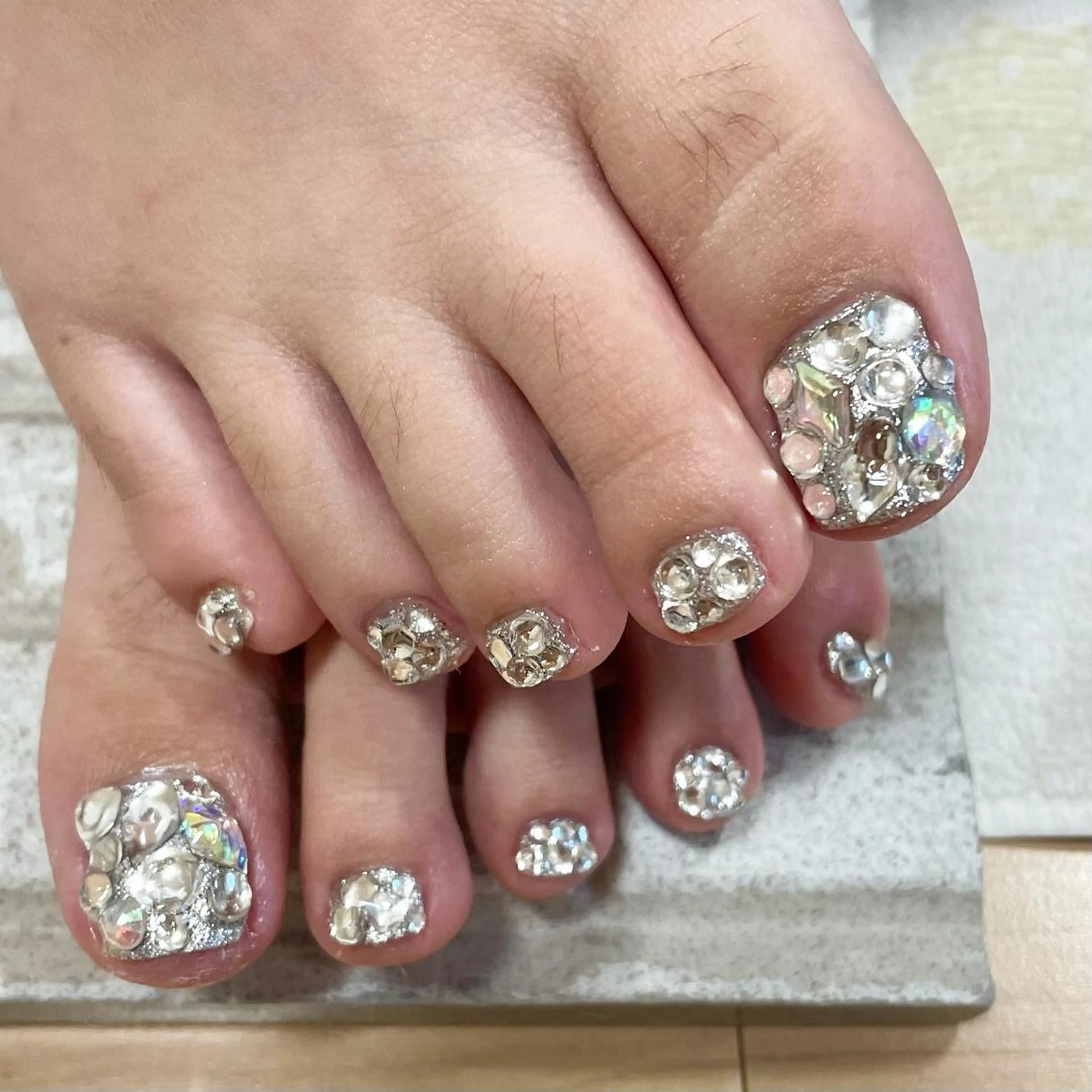 ネイル フットネイル 奥園 良恵のネイルデザイン