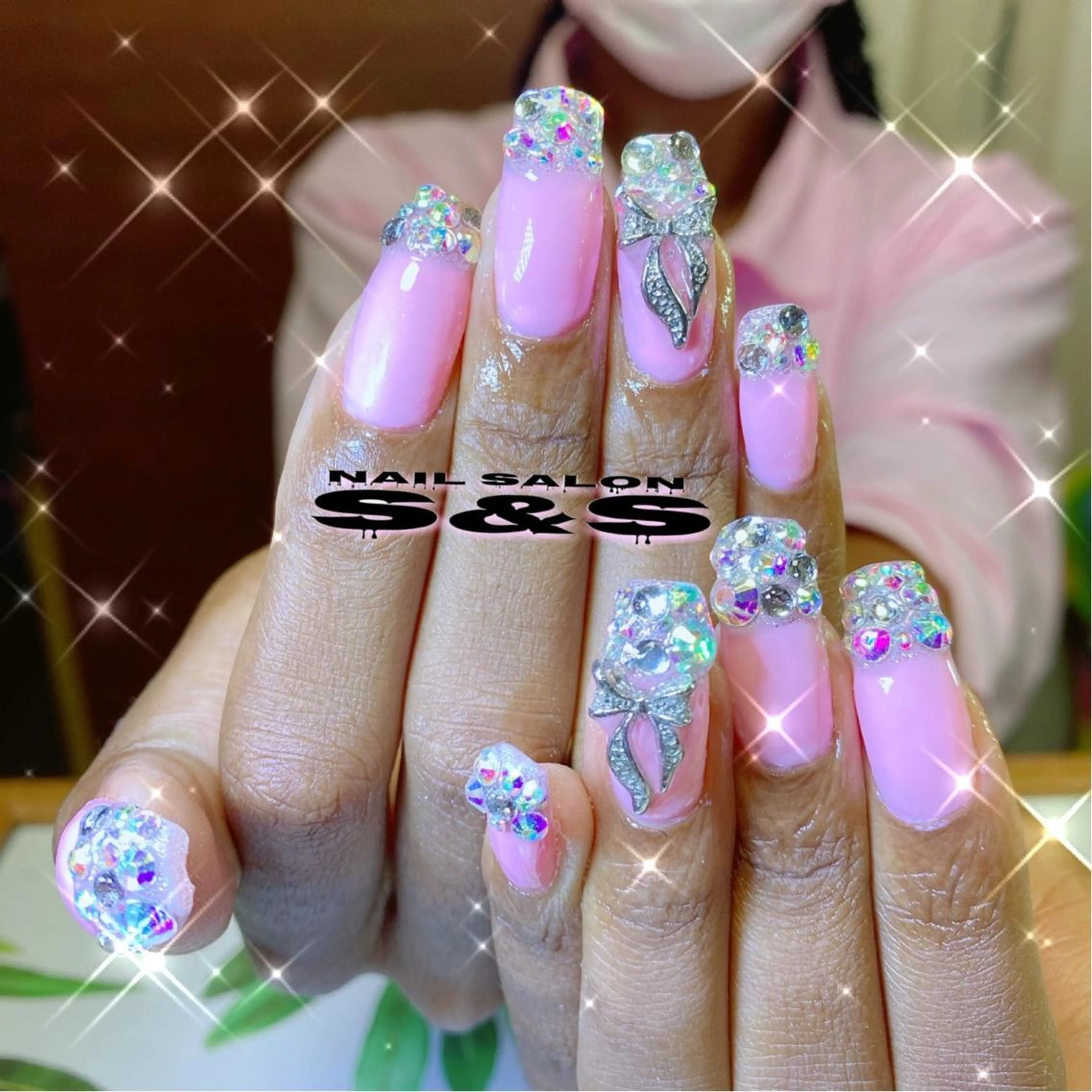 ネイル 長さ出し メンズネイル 持ち込み スカルプネイル S&S 村田小百合のネイルデザイン