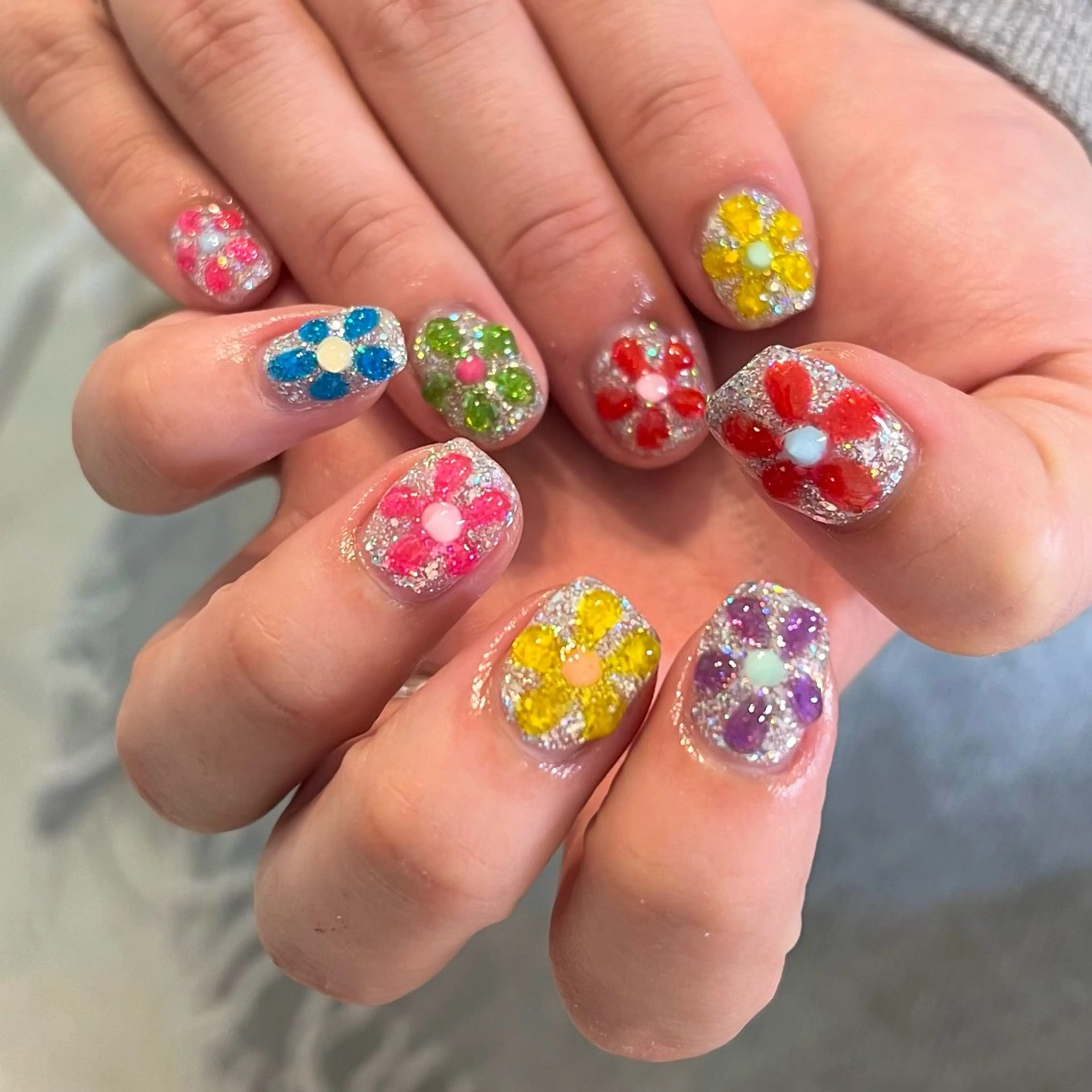 ネイル ハンドネイル sio.nail&eyebrow salon shimokitazawa2号店所属・nailist mana𖤐´-のネイルデザイン