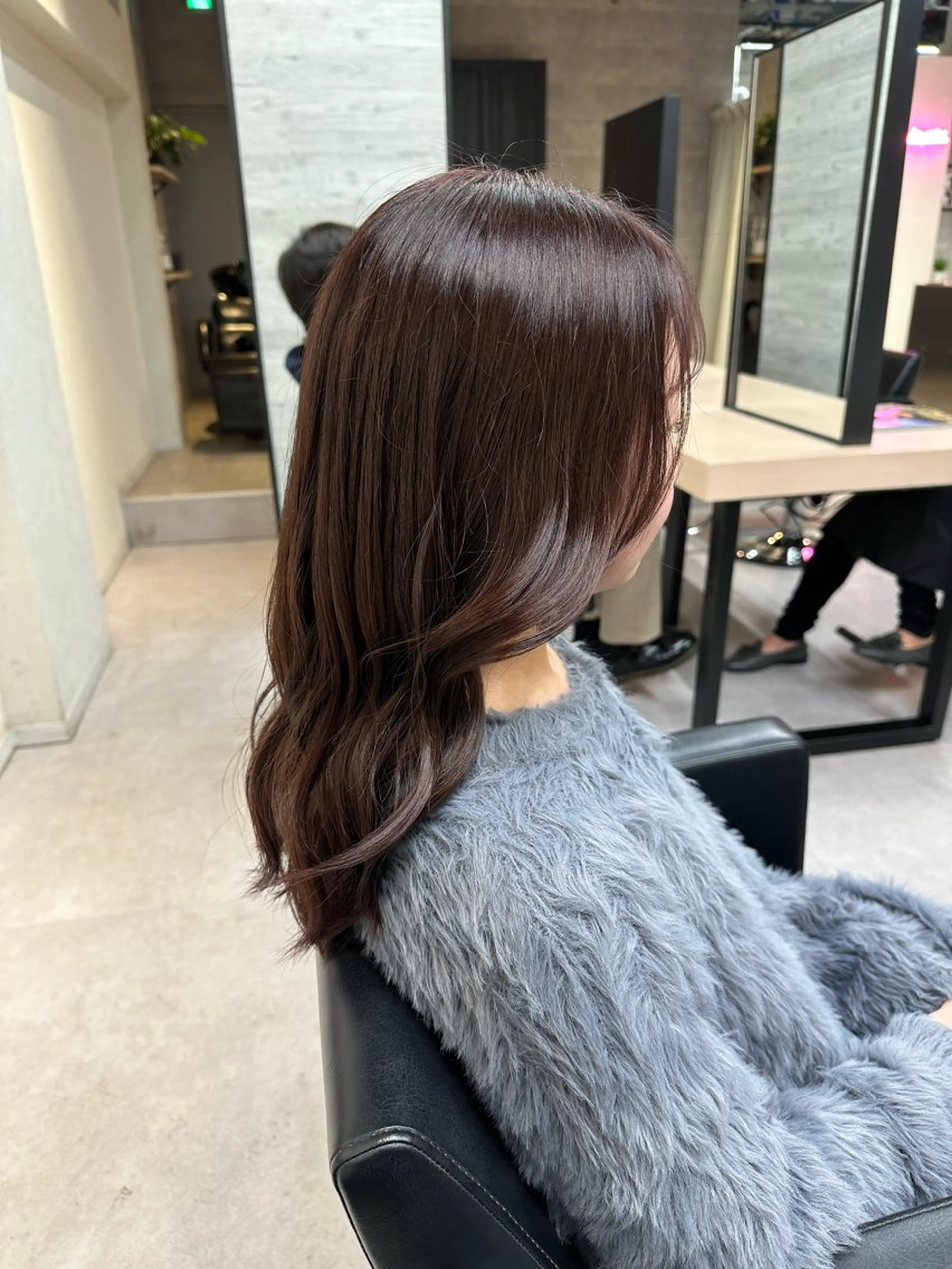 セミロング カラー カット ヘアカラー トリートメント 🪞個室サロン/韓国 艶髪/keito🪞のヘアスタイル