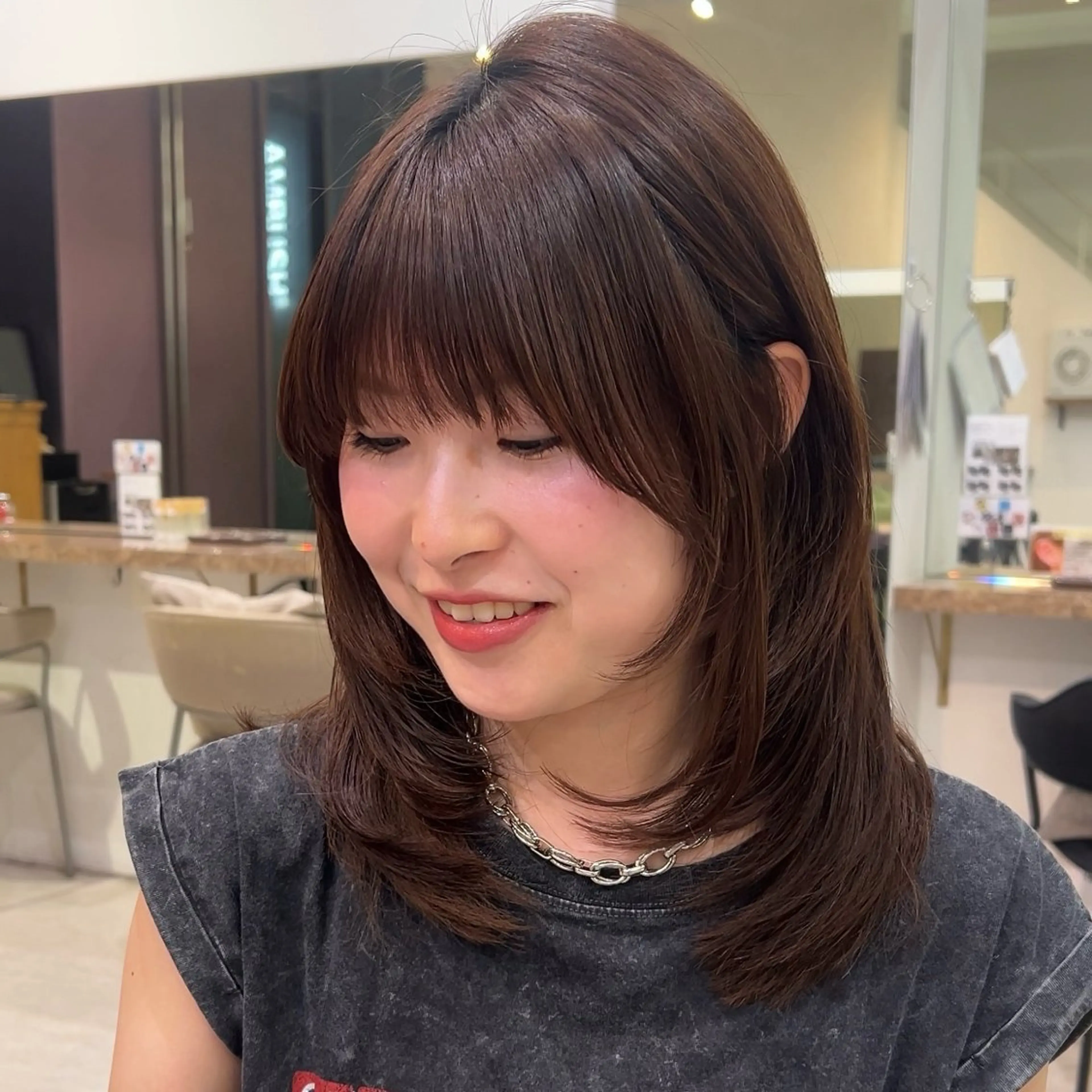 ロング 縮毛矯正支持率N O.1あおい🕊️✨のヘアスタイル