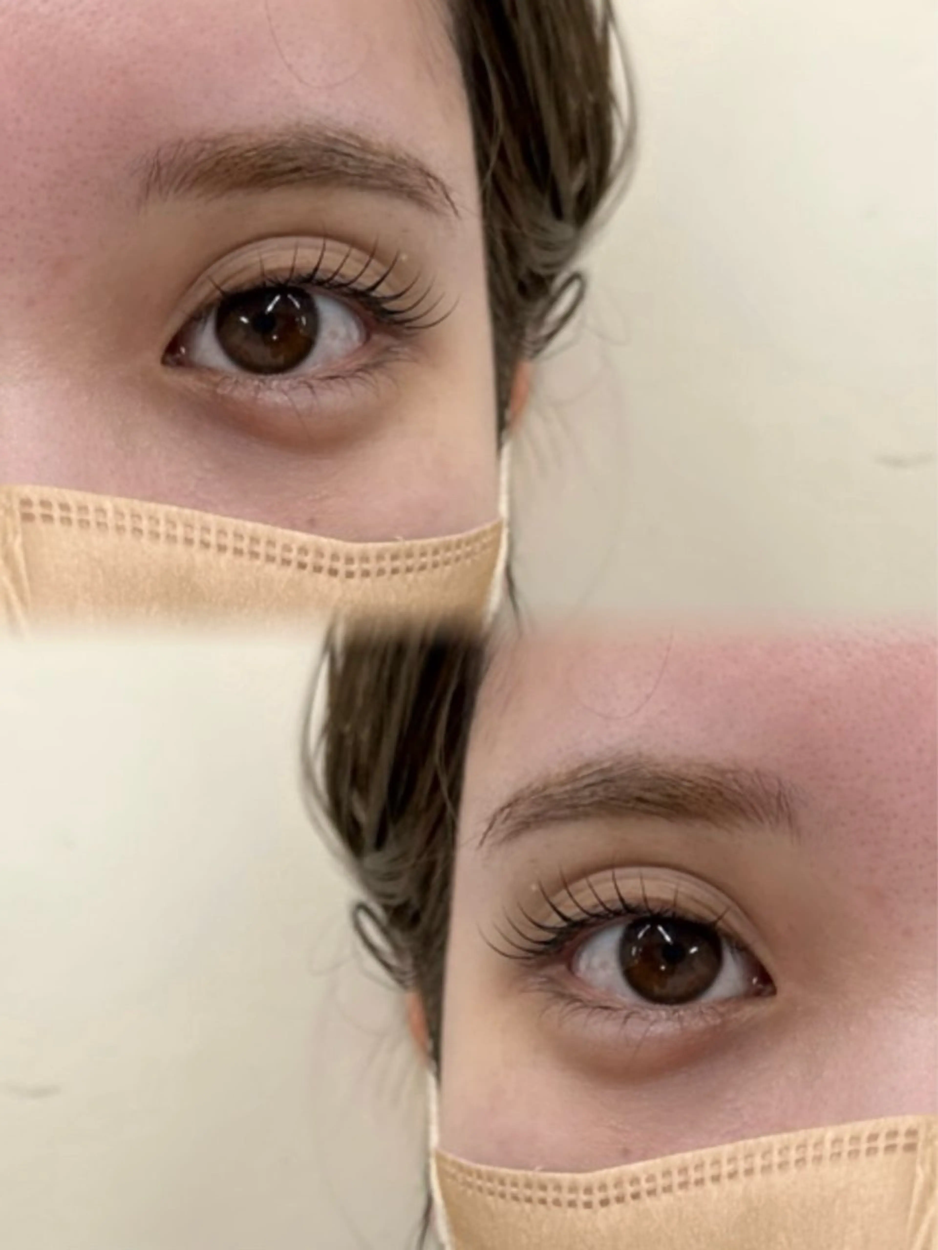 【自まつ毛濃く見せてくれる韓国風な仕上がり👀】まつ毛パーマ(上)➕ブラックティント➕美容液仕上げ込み✨の写真