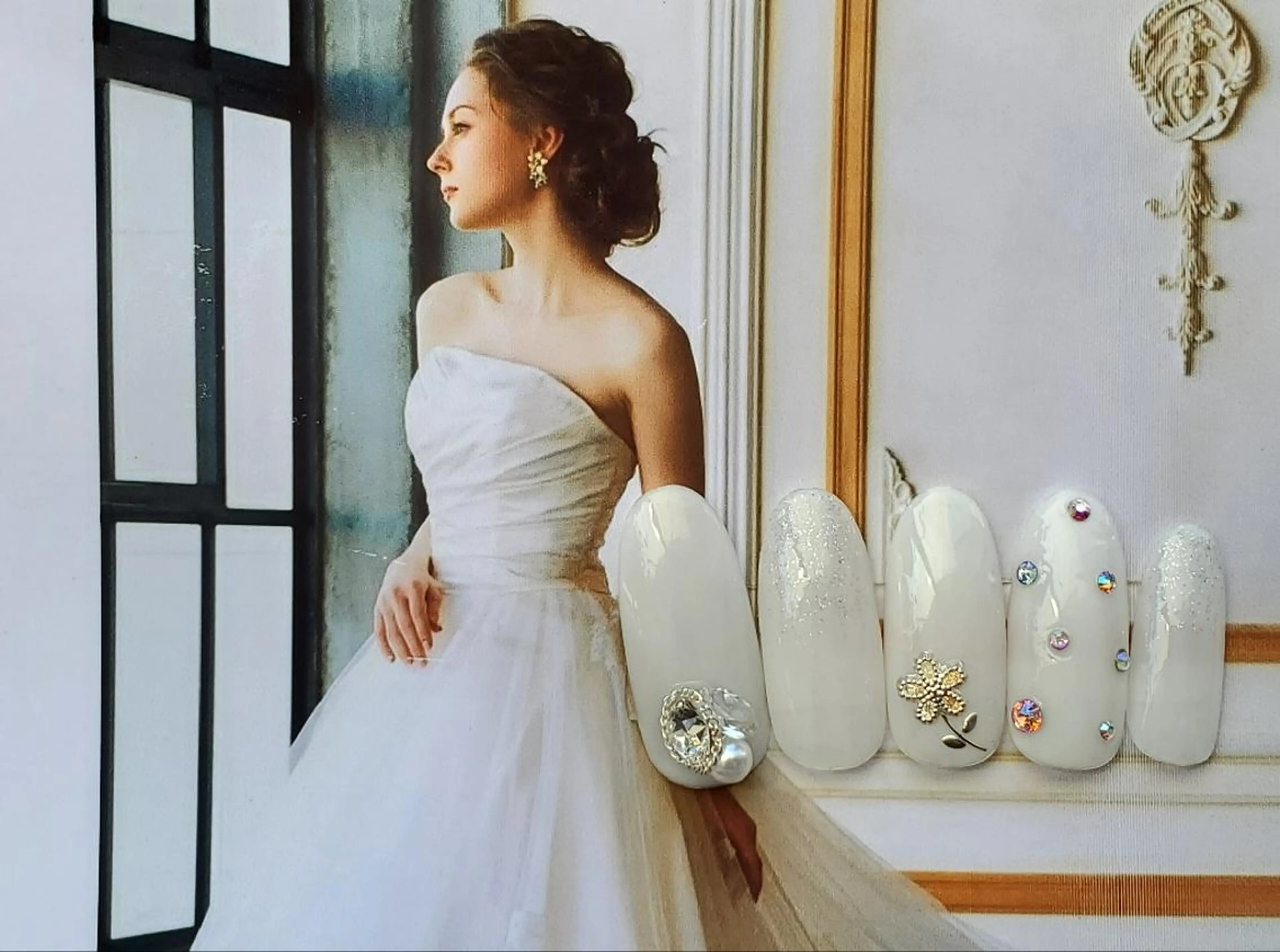 ネイル ブライダルネイル bloom *のネイルデザイン