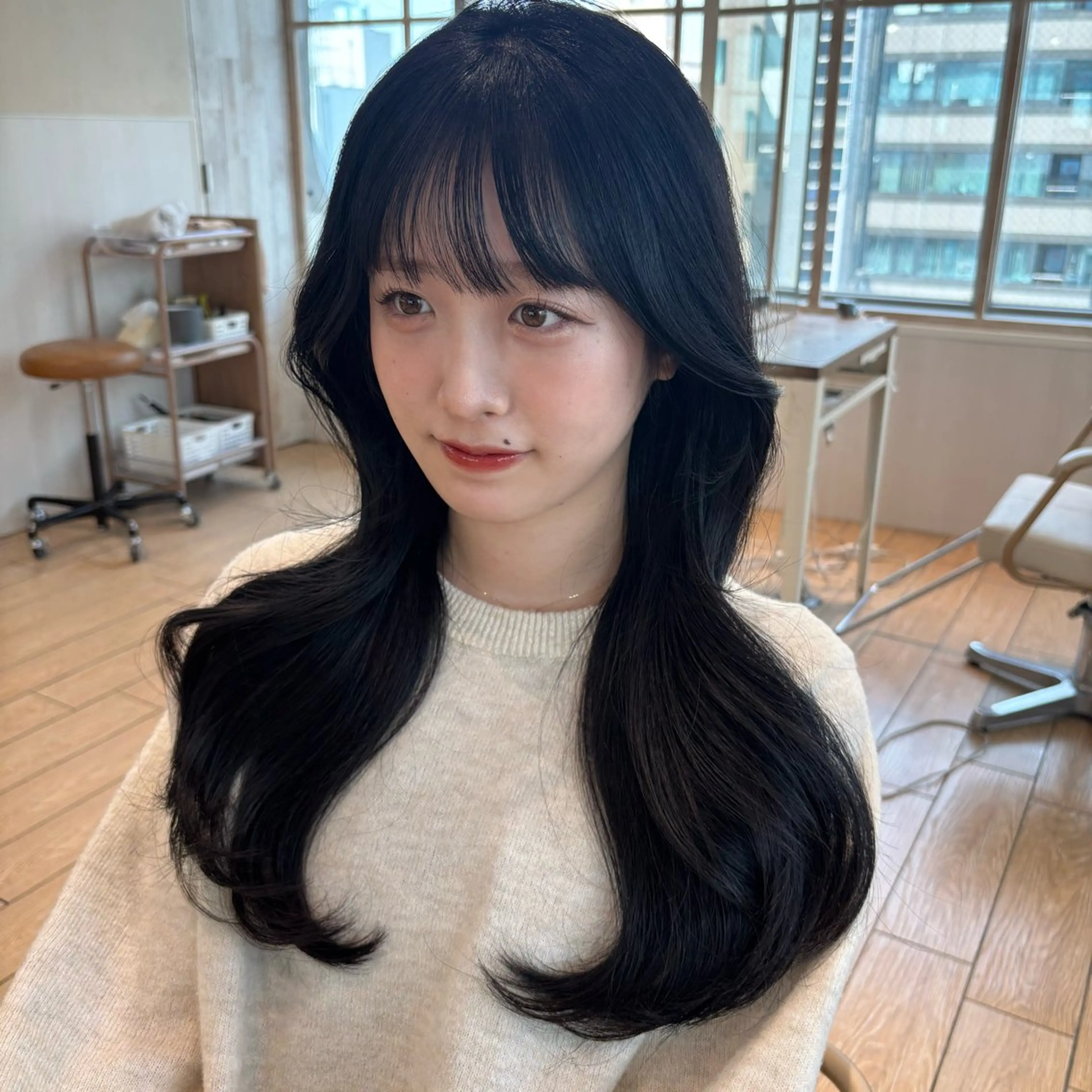 ロング カット AFLOAT D’L所属・カットモデル募集‎ / 角本 藍のヘアスタイル