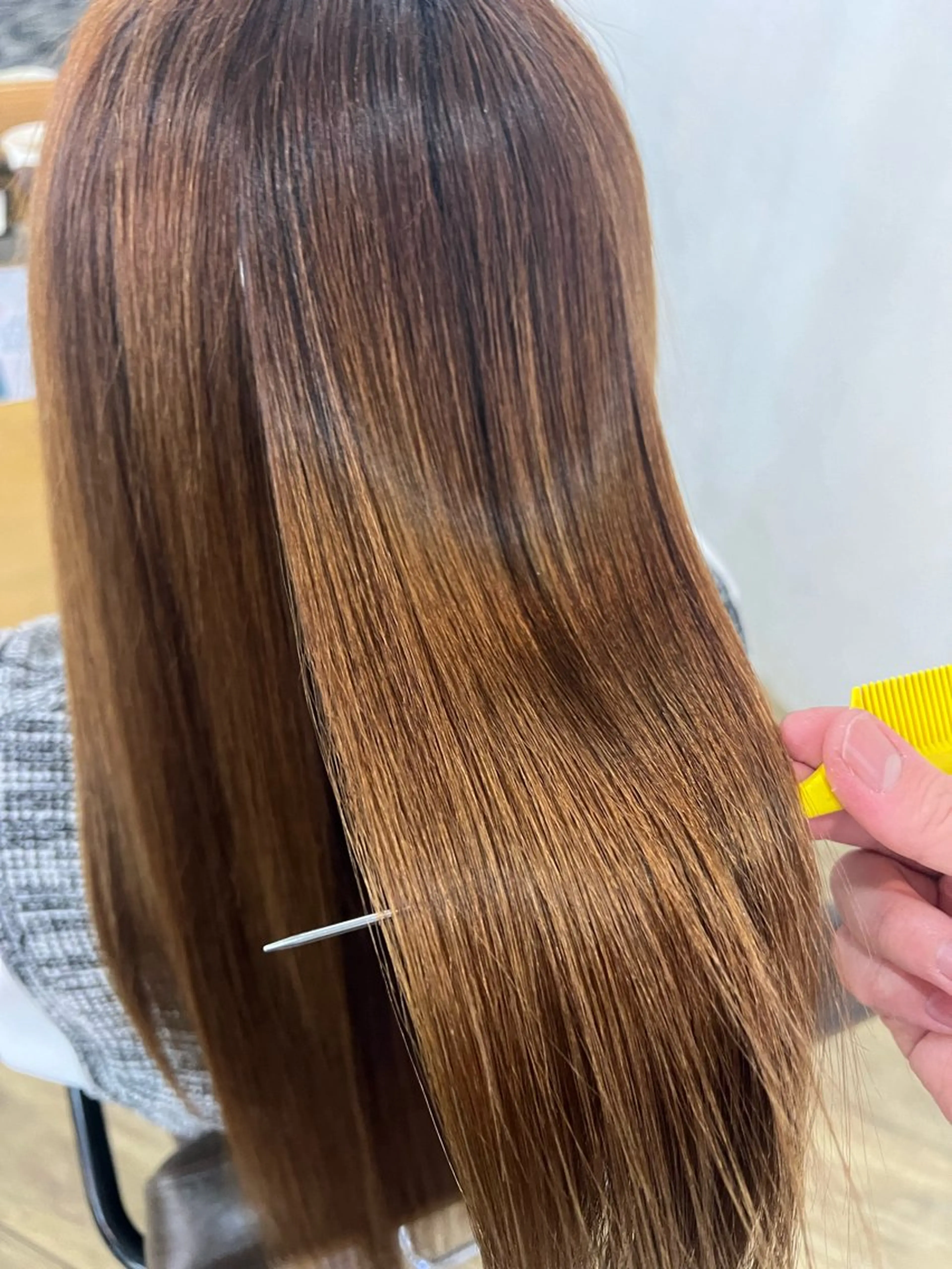 ロング 縮毛矯正 🫧うる艶ヘアー🫧 Yukaのヘアスタイル