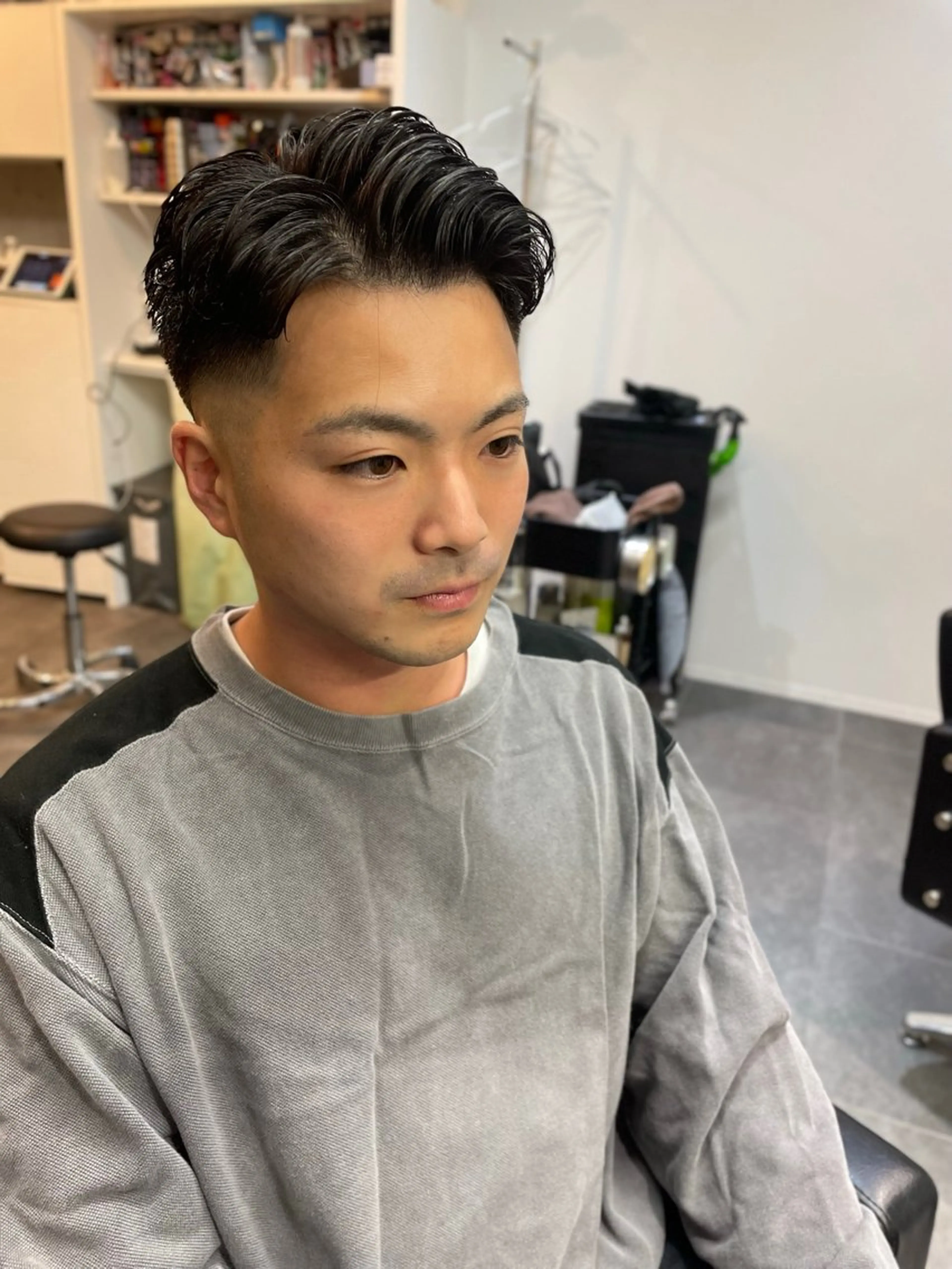 パーマ メンズ YinYang所属・川﨑 章弘のヘアスタイル