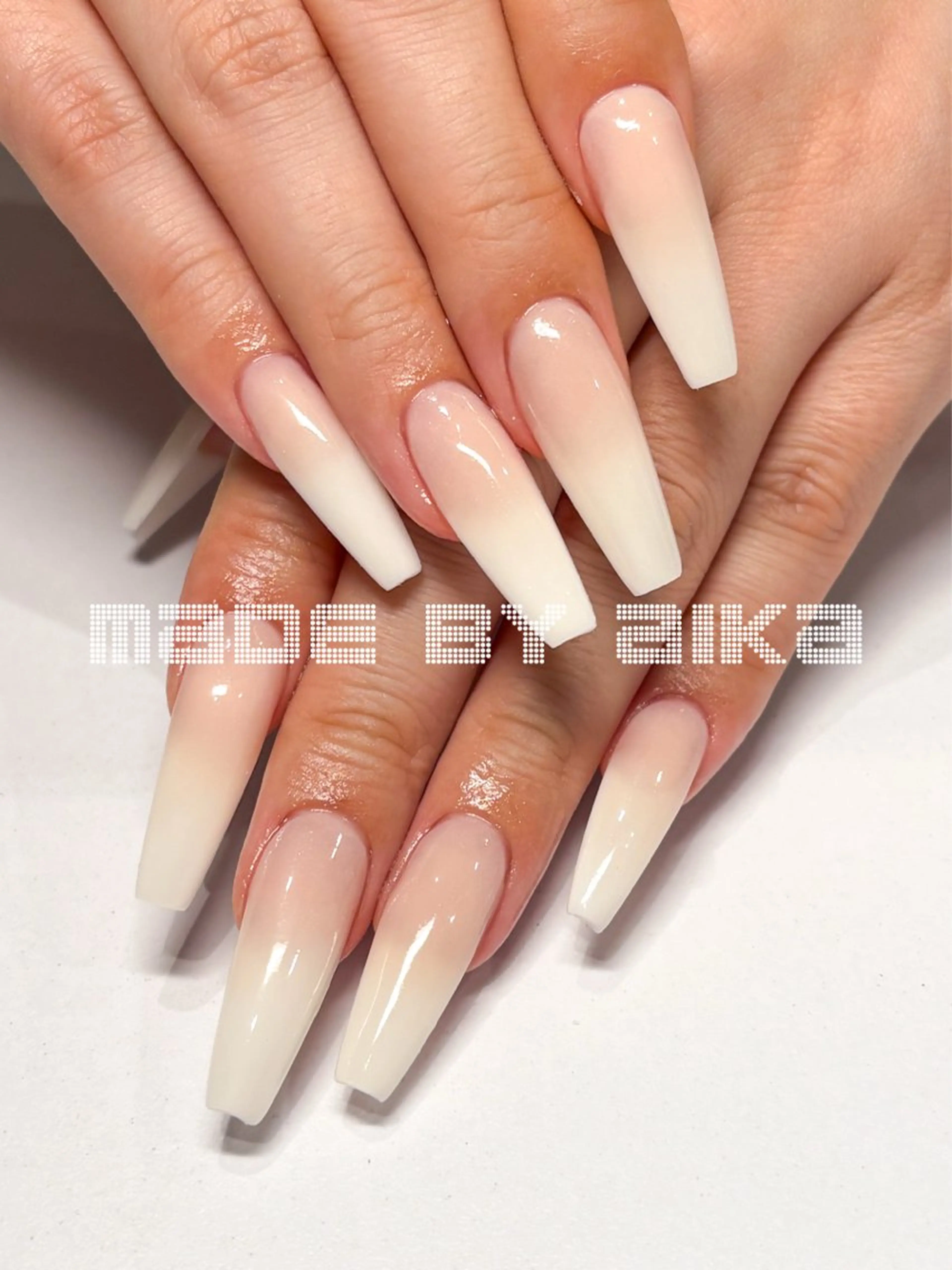 ネイル ロングネイル スカルプネイル ハンドネイル ハンドケア Made By AIKAのネイルデザイン