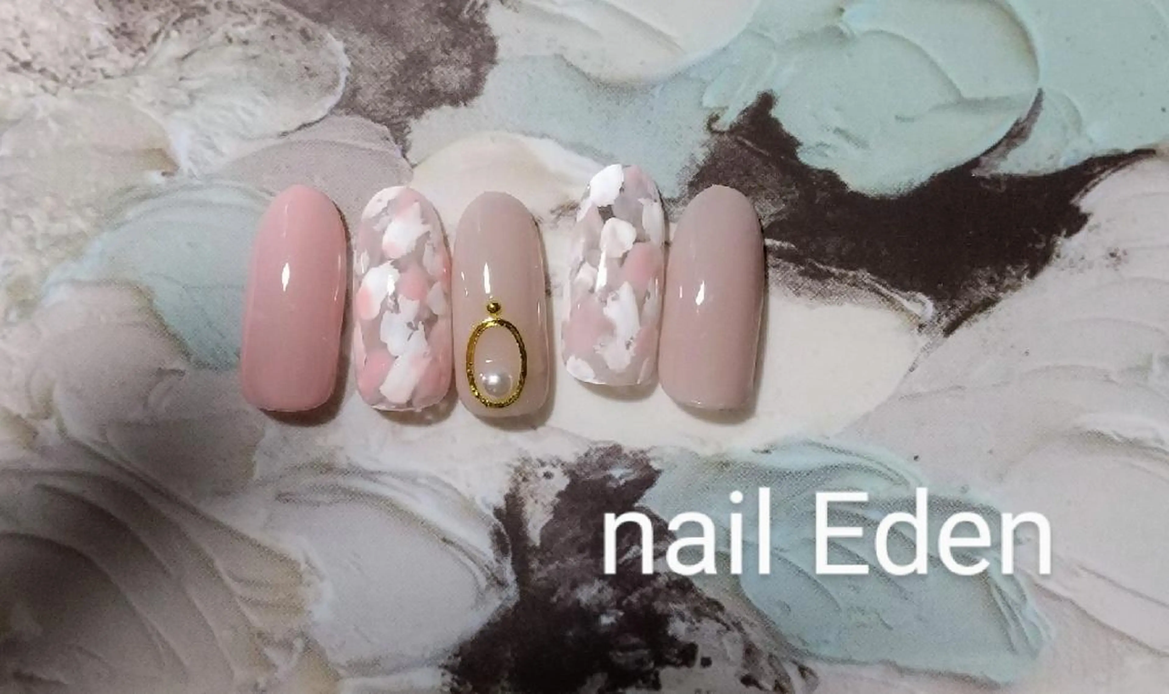 ネイル ニュアンスネイル Eden　private nail saron所属・Eden ♾️のネイルデザイン