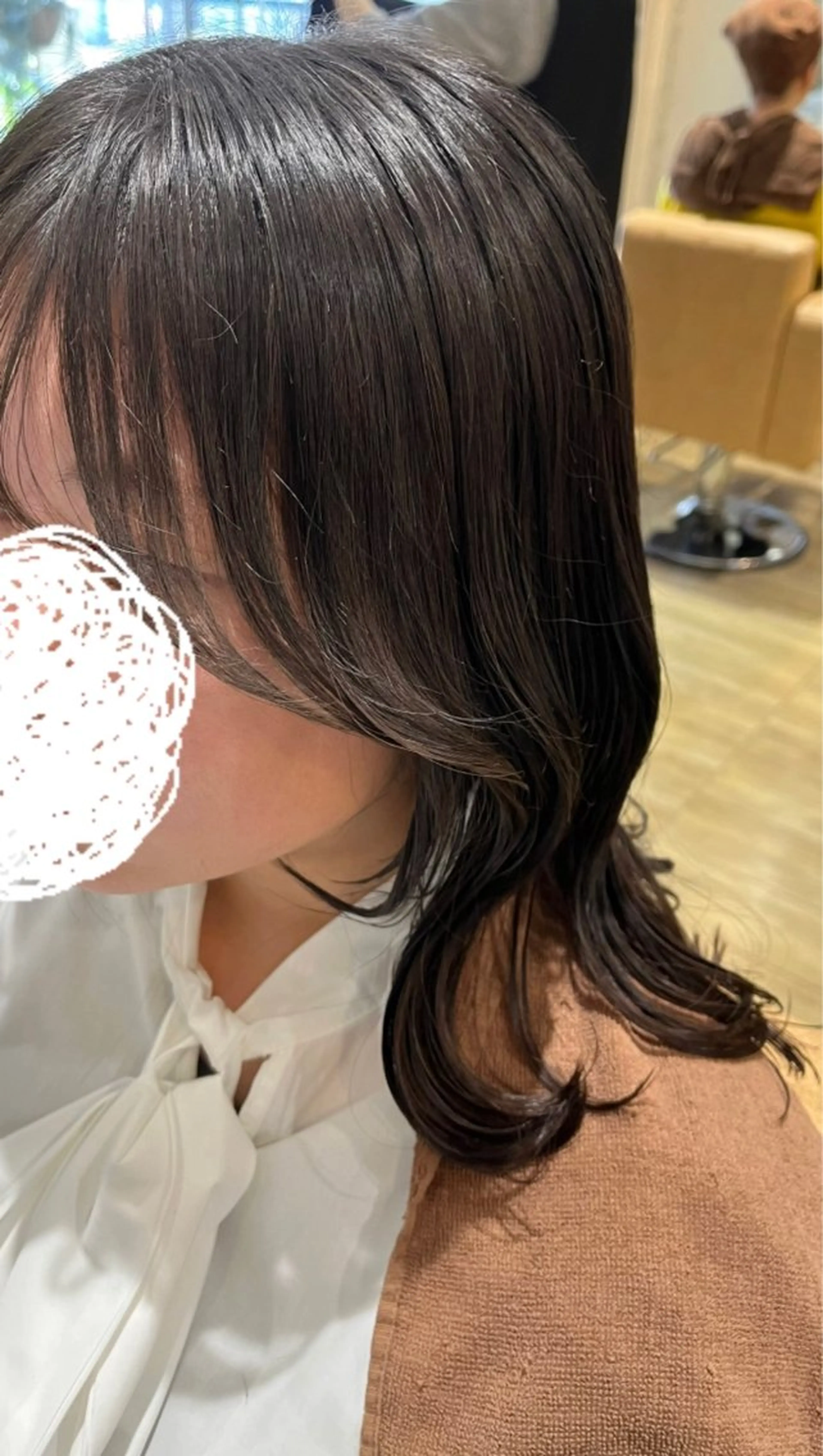 ミディアム 中山 響希のヘアスタイル