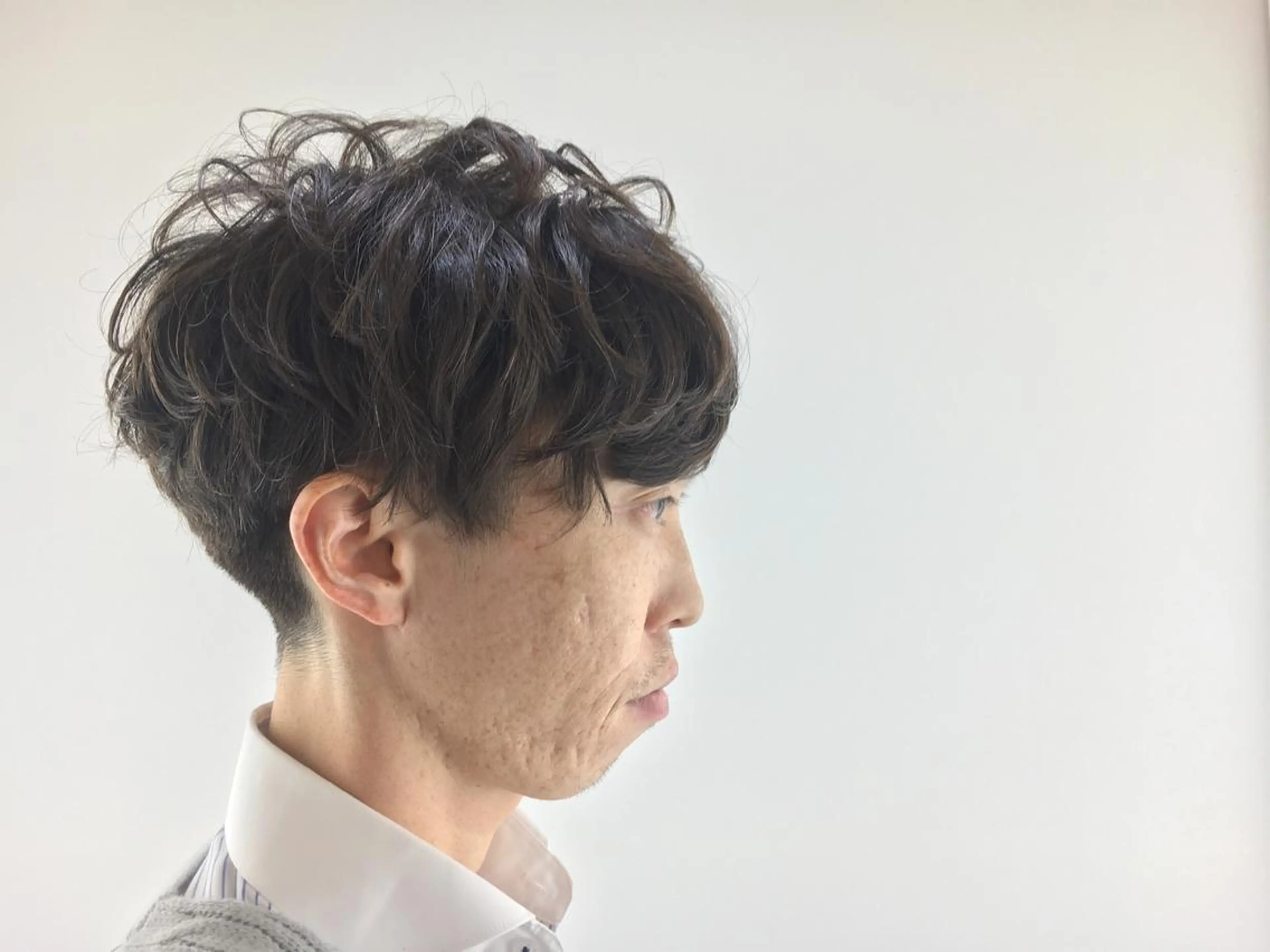 ショート パーマ メンズ メンズパーマ Strawberry所属・原田 志保のヘアスタイル