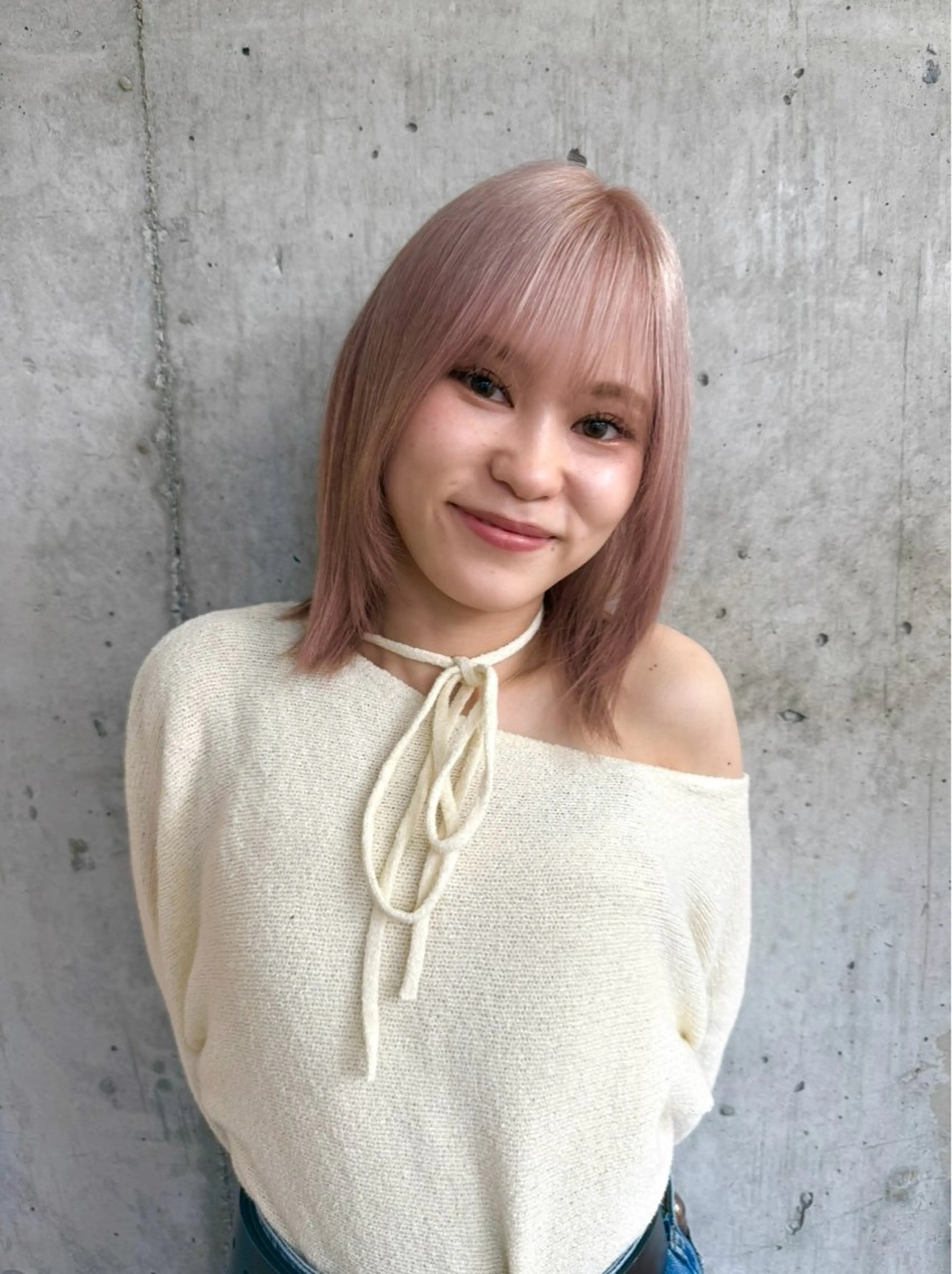 ミディアム カラー ヘアカラー トリートメント ❤️カラー得意 🧡松浦睦樹❤️のヘアスタイル