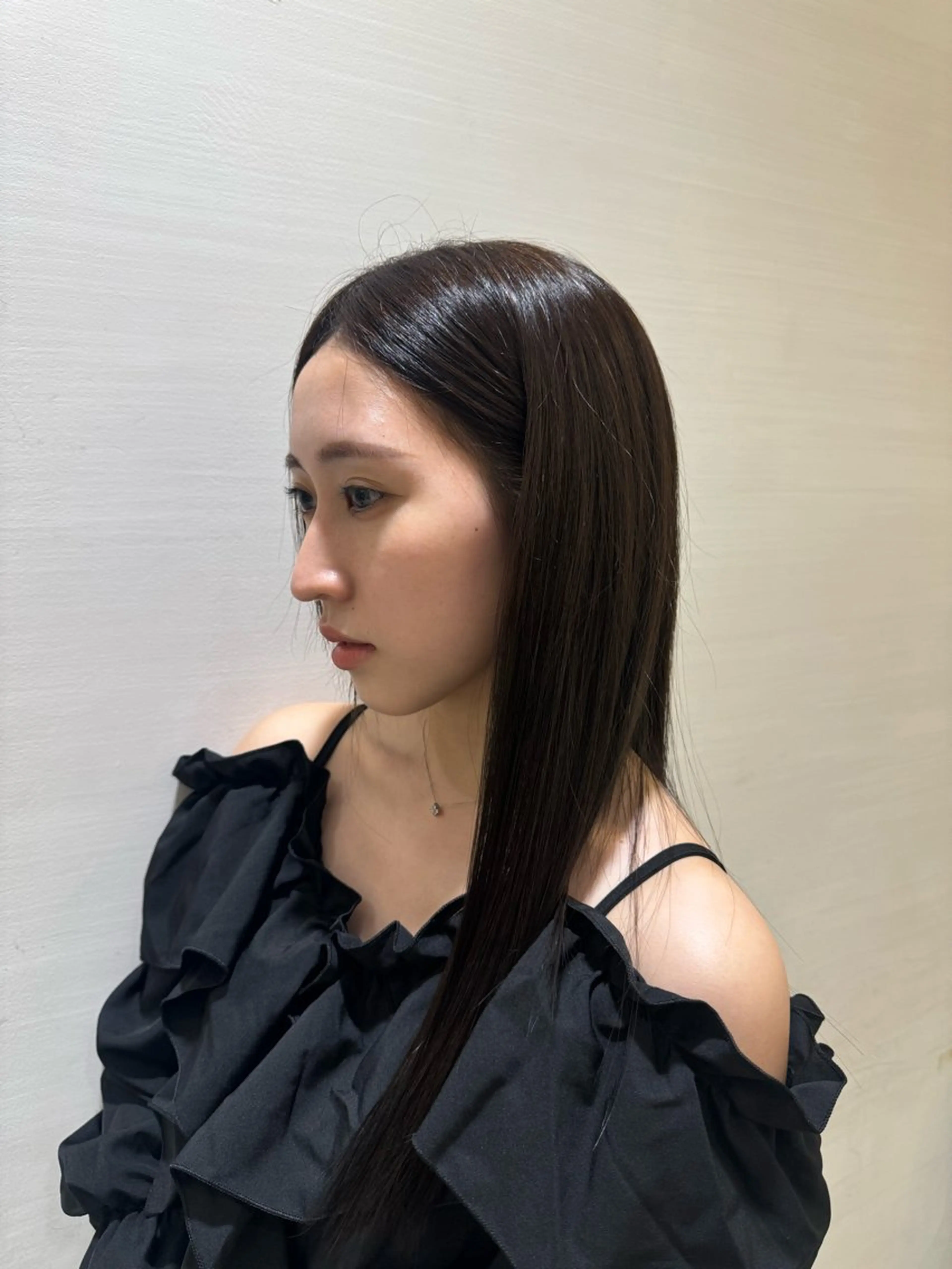 カラー ブラウン艶カラー / mizuki🎀のヘアスタイル