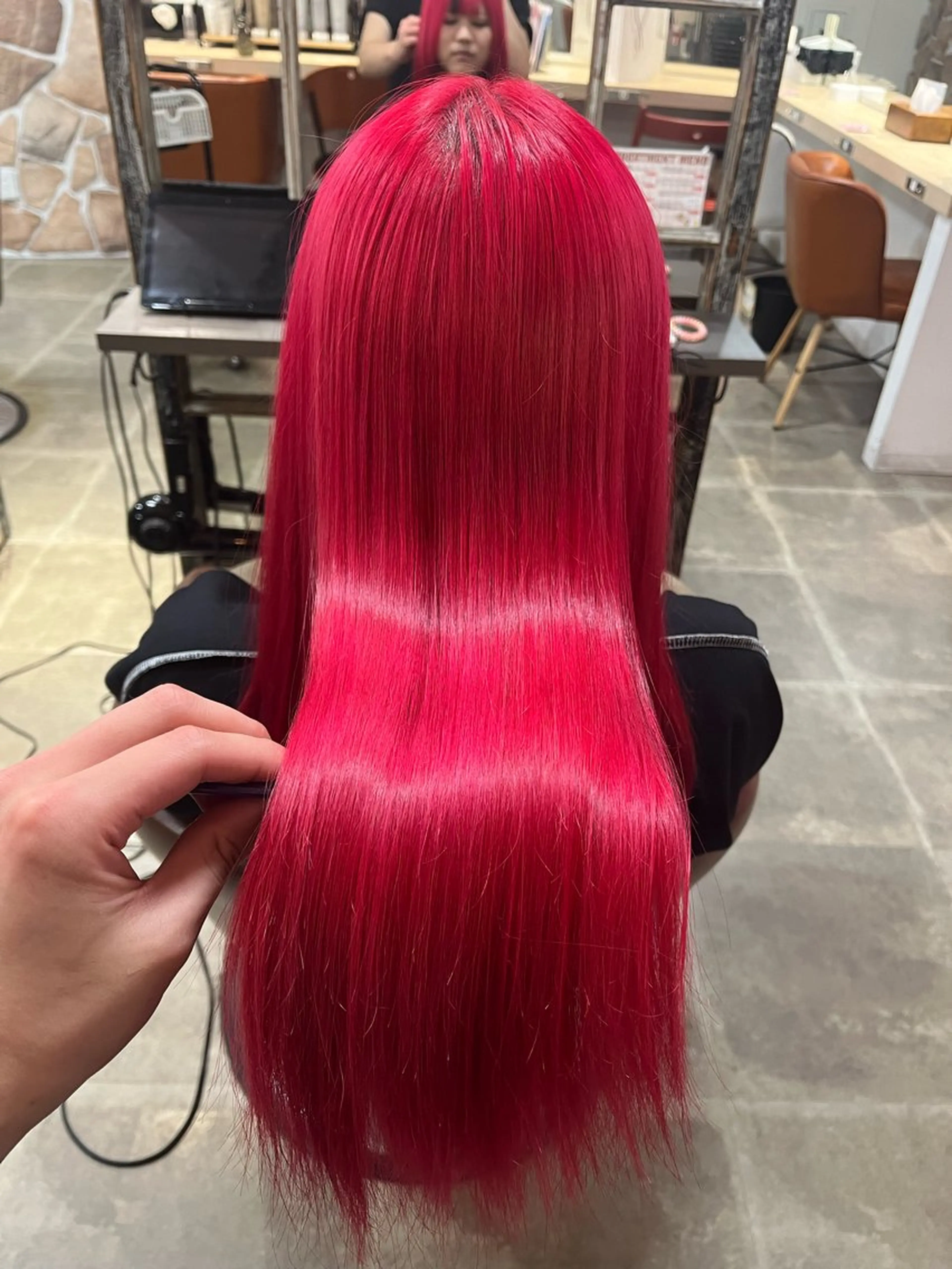 ロング カラー ヘアカラー ヲタク美容師 店長　上原のヘアスタイル