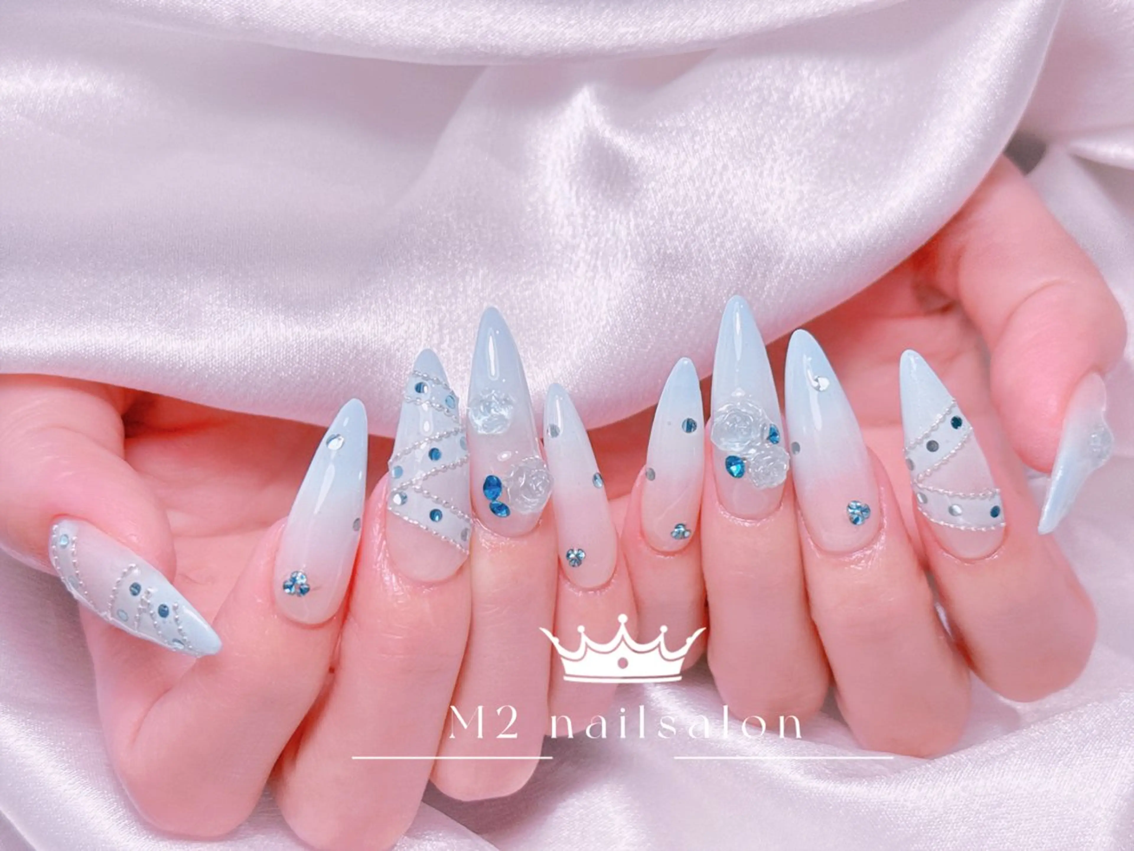 ネイル ハンドネイル 長さだし専門店 M2　rikaのネイルデザイン